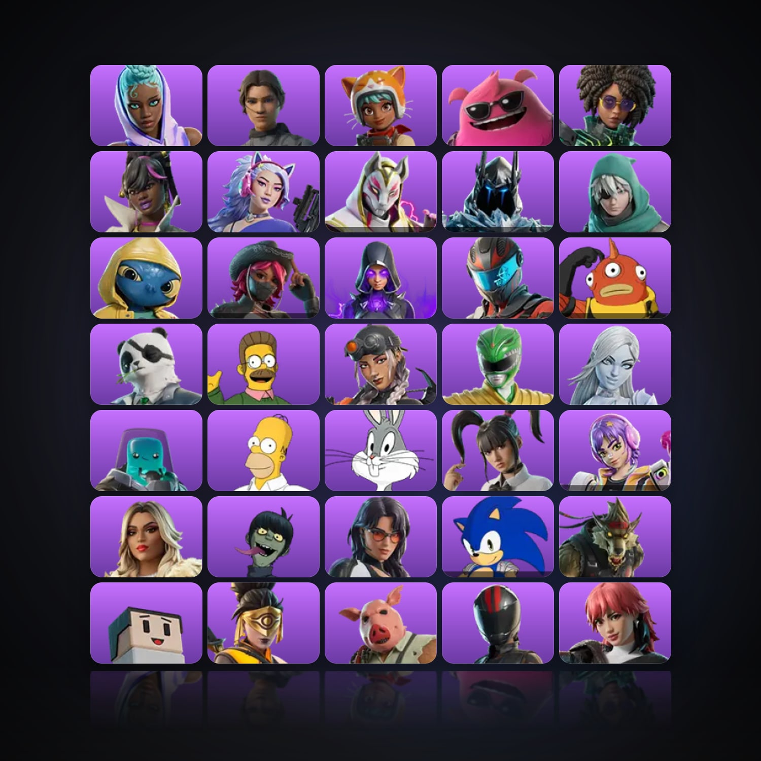 Fortnite | 57 Skins | 700 V-Bucks | Level 2531 | 116 Wins — HabibiAccounts