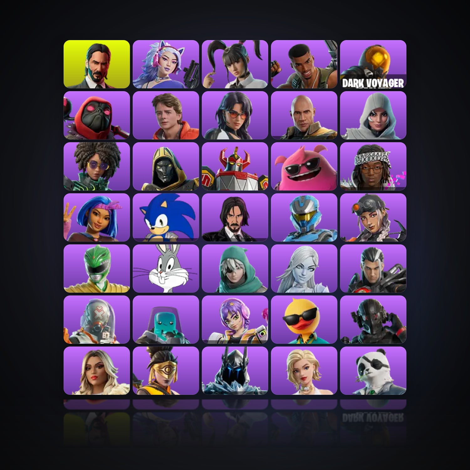 Fortnite | 59 Skins | 150 V-Bucks | Level 2072 | 202 Wins — HabibiAccounts