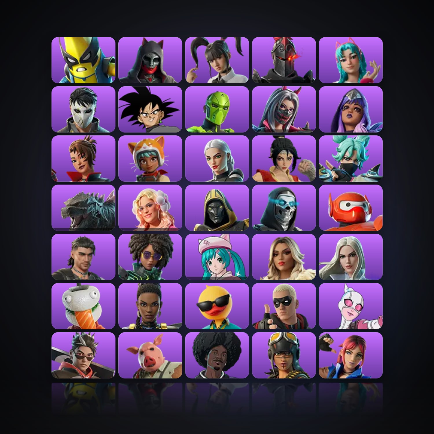 Fortnite | 69 Skins | 1.2K V-Bucks | Level 1487 | 54 Wins — HabibiAccounts