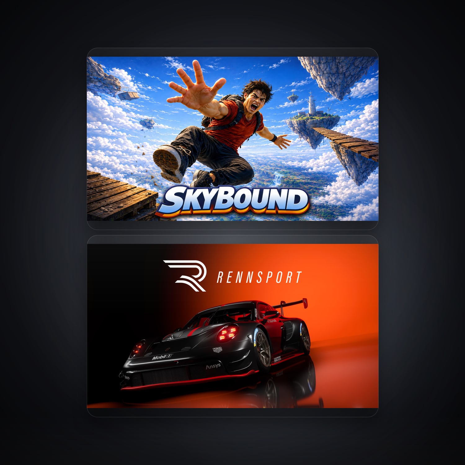 Skybound: Only Up & RENNSPORT | 2 Games — HabibiAccounts