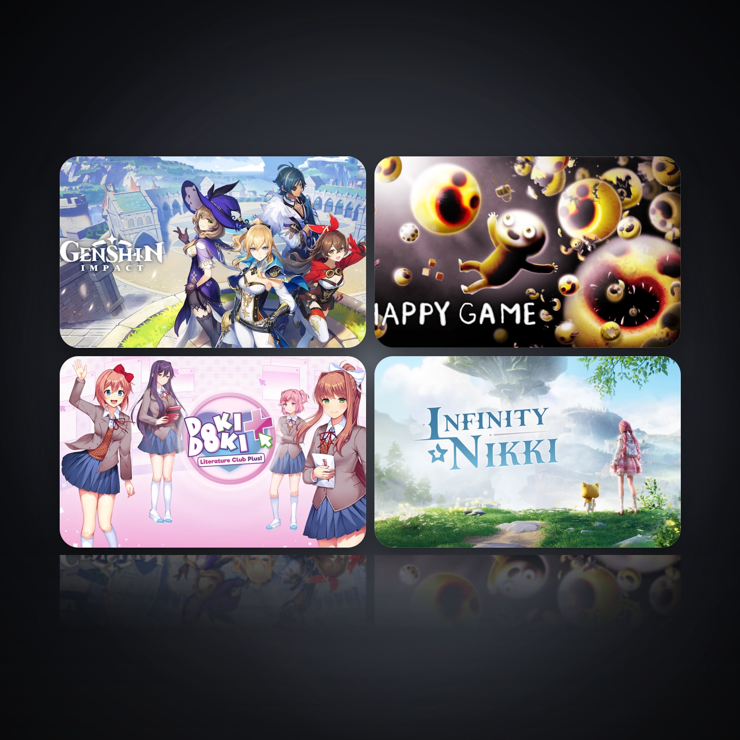 Genshin Impact & Happy Game | 5 Games — HabibiAccounts