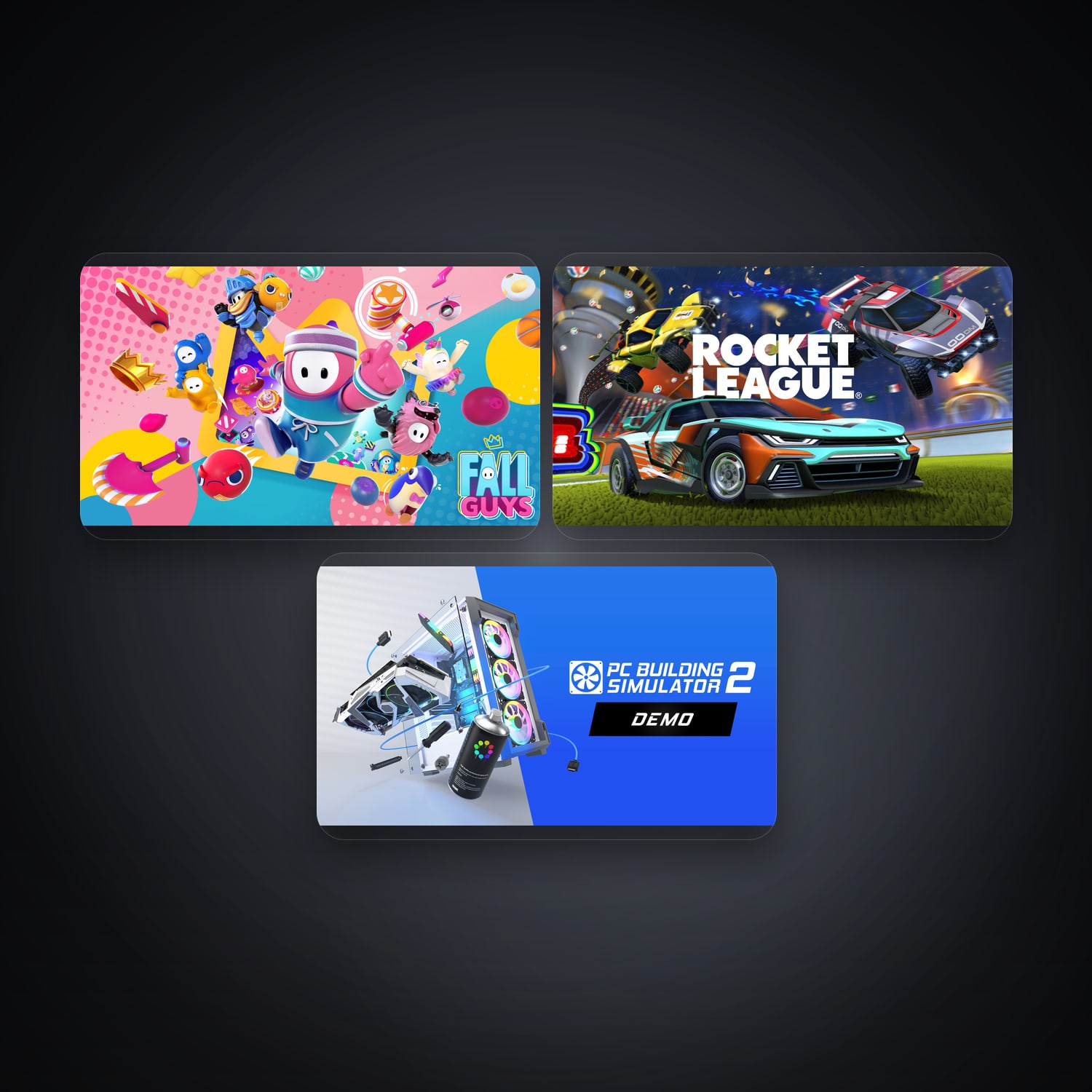 هالحساب إبك فيه Fall Guys وRocket League، EG، 3 ألعاب — HabibiAccounts