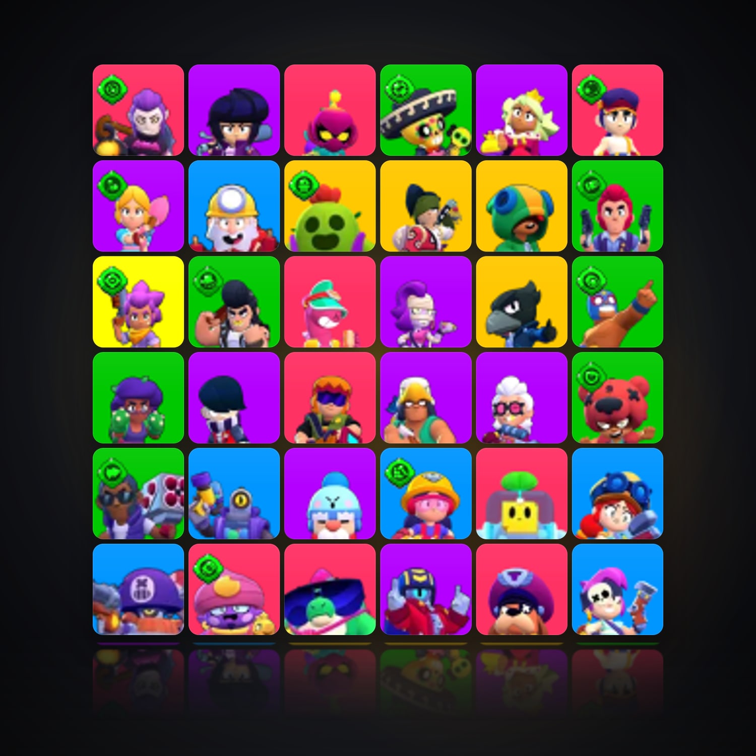 103 Brawlers | 35.5K Trophies — HabibiAccounts