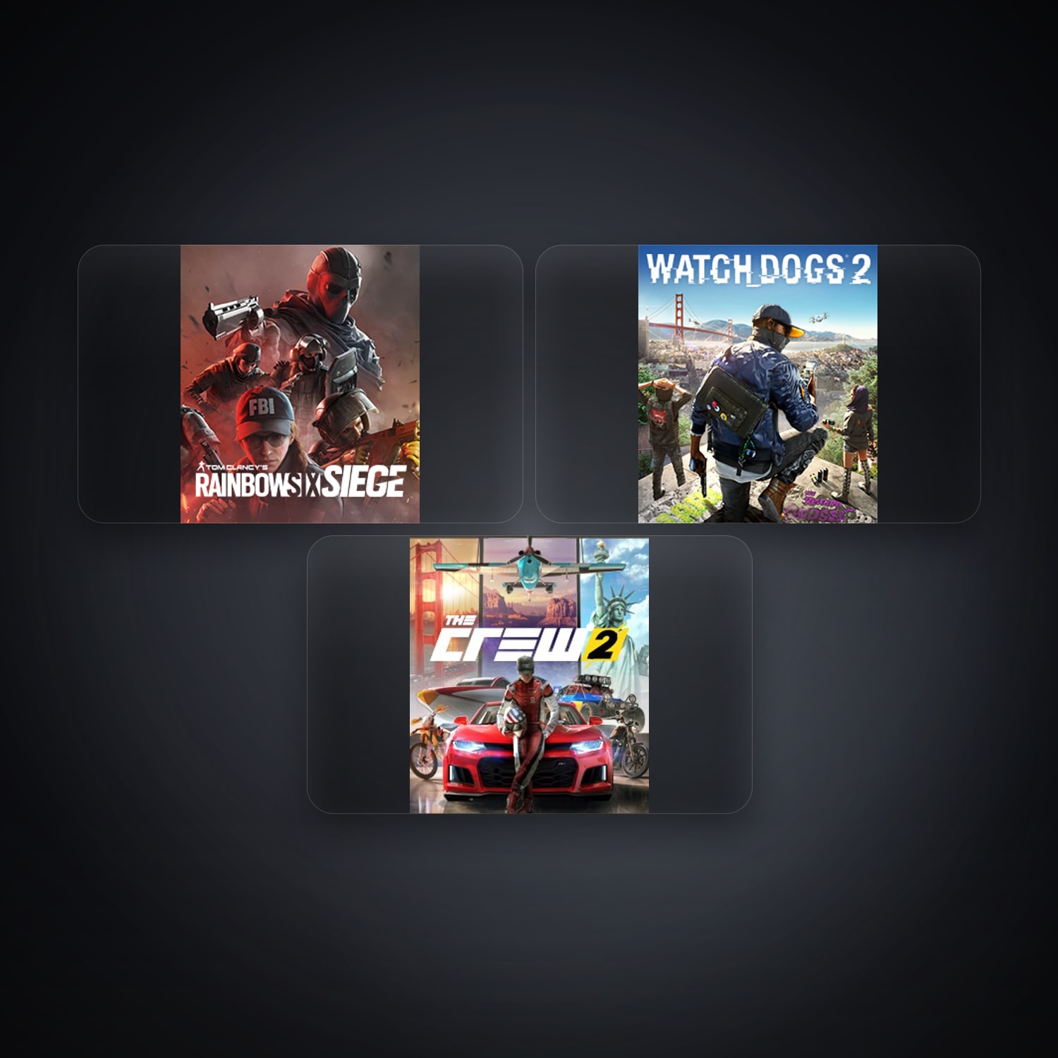 Tom Clancy's Rainbow Six Siege & WATCH_DOGS 2 | 3 Games — HabibiAccounts