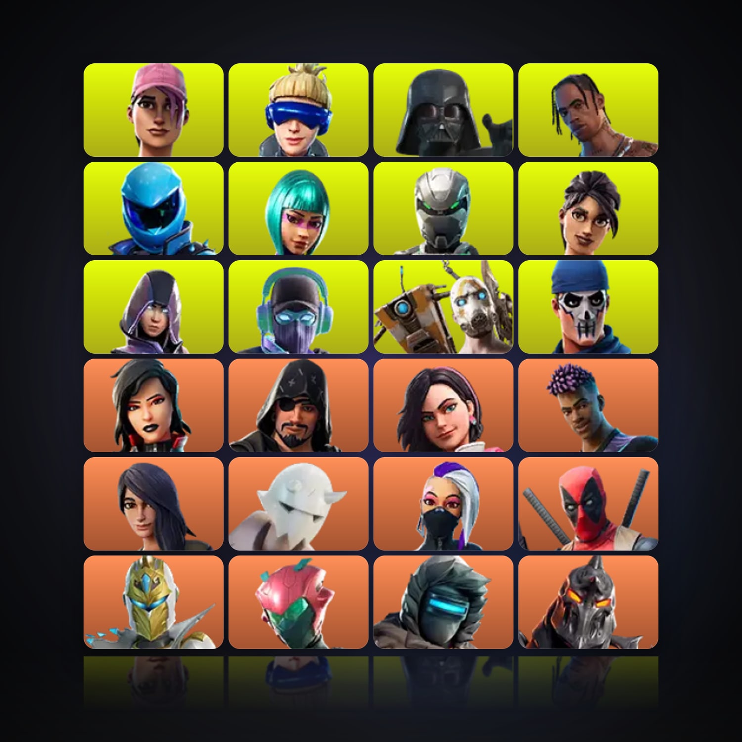 Fortnite | 184 Skins | 500 V-Bucks | Level 2277 | 295 Wins — HabibiAccounts