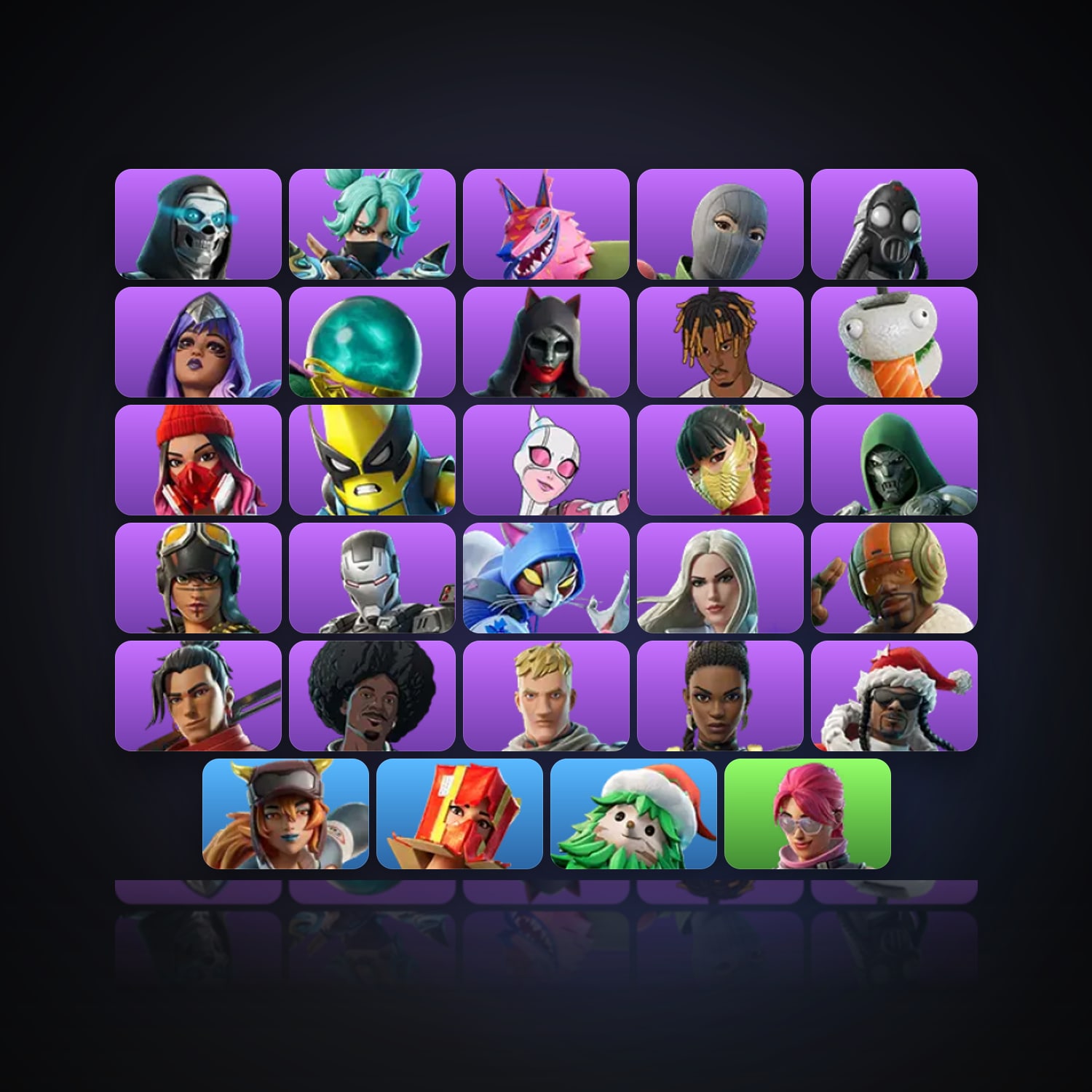 Fortnite | 29 Skins | 600 V-Bucks | Level 847 | 70 Wins — HabibiAccounts