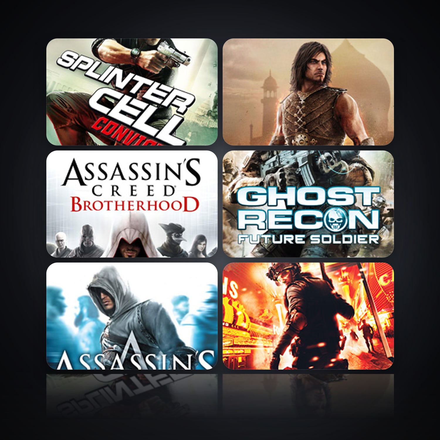 Tom Clancy's Splinter Cell Conviction & Prince of Persia The Forgotten Sands Deluxe Edition | 39 Games — HabibiAccounts