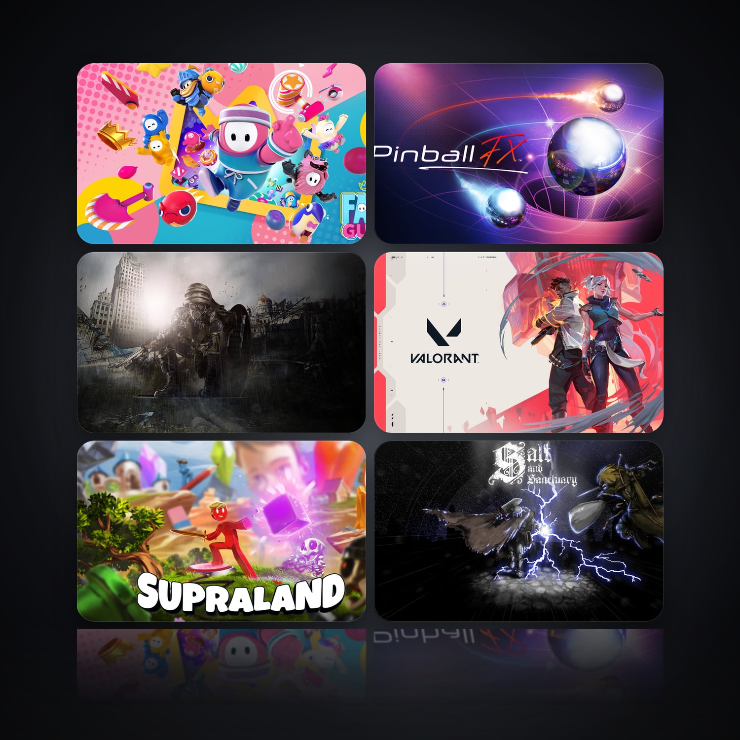 هالحساب إبك فيه Fall Guys وPinball FX، IN، 102 ألعاب — HabibiAccounts