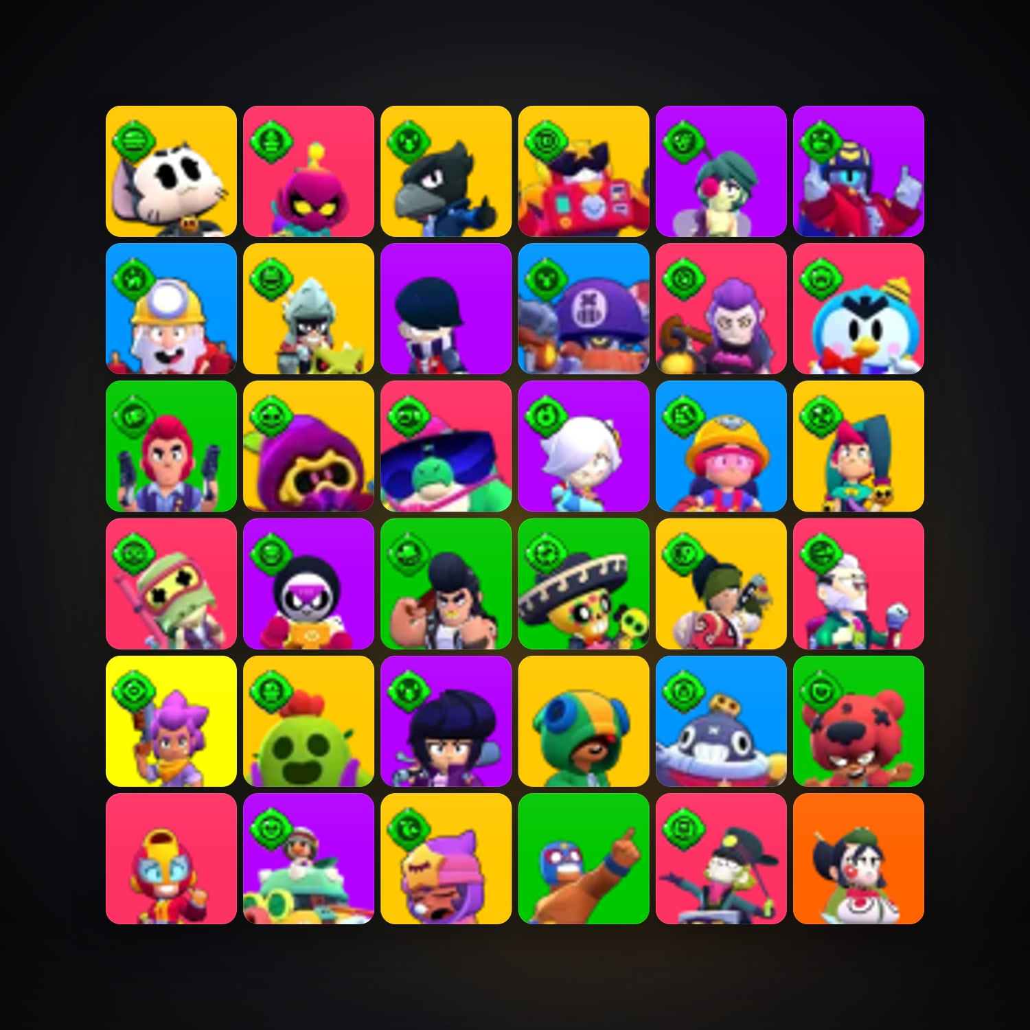 104 Brawlers | 44.8K Trophies — HabibiAccounts