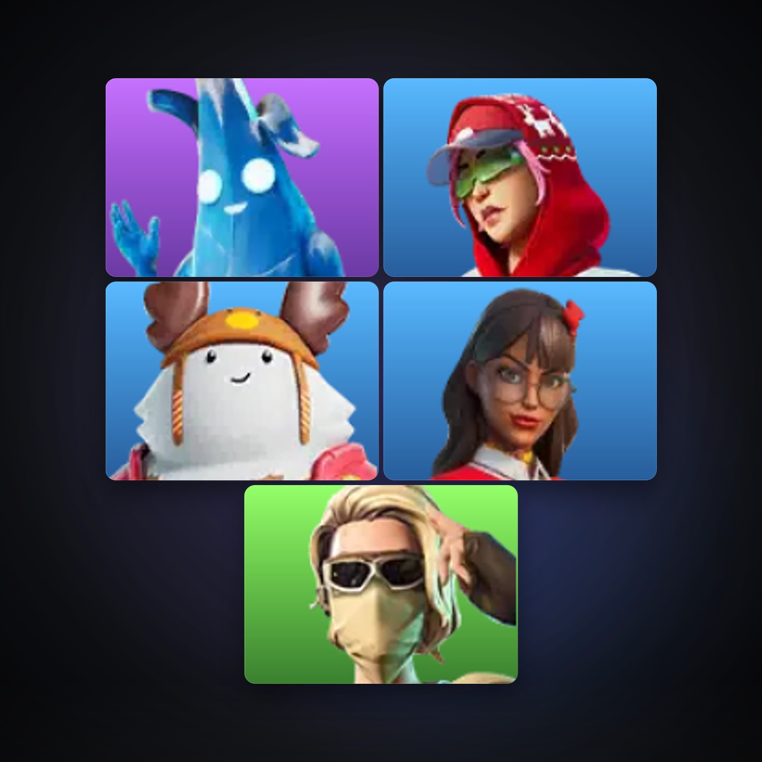 Fortnite | 5 Skins | 900 V-Bucks | Level 540 | 127 Wins — HabibiAccounts