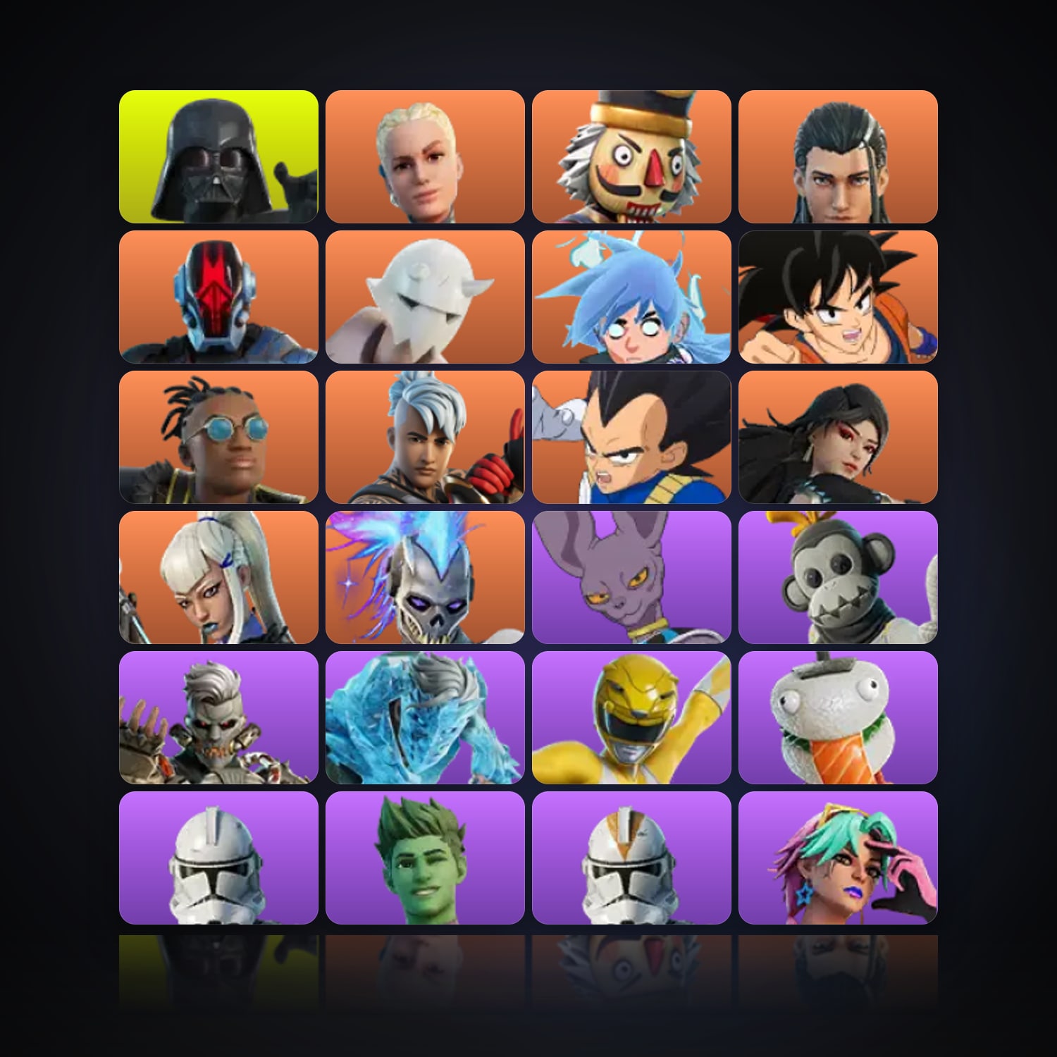 Fortnite | 207 Skins | 100 V-Bucks | Level 1444 | 167 Wins — HabibiAccounts
