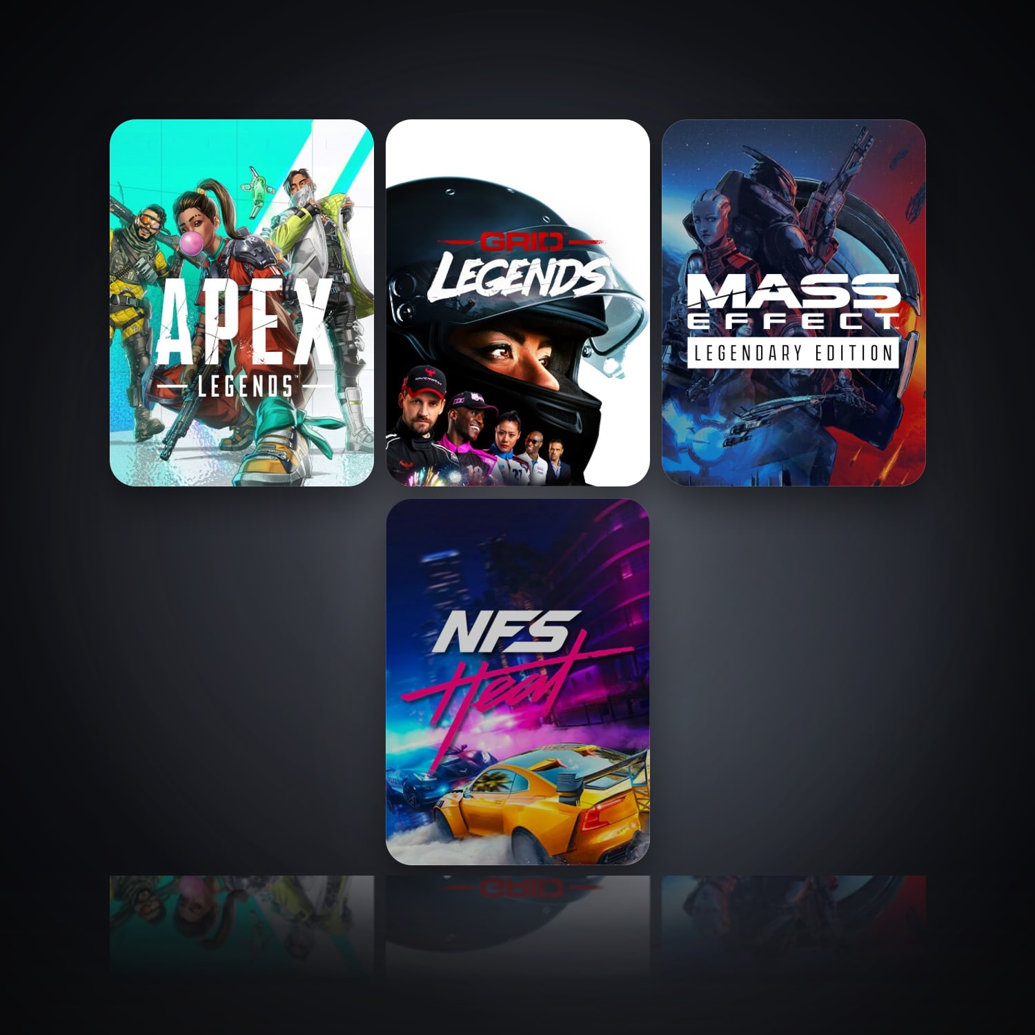 Apex Legends & GRID Legends | 4 Games | Apex Lvl 2 — HabibiAccounts