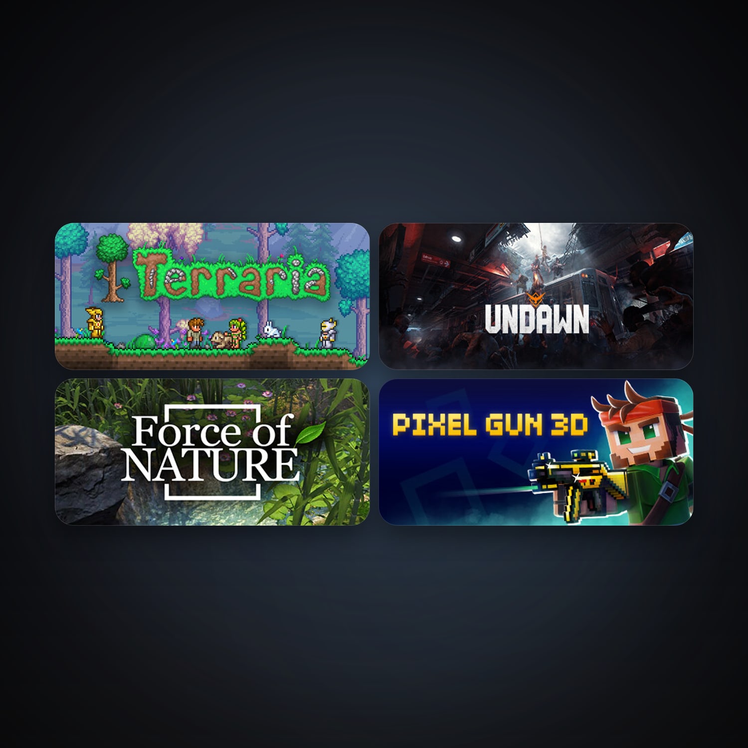 Terraria + Force of Nature, 6 games, clean — HabibiAccounts