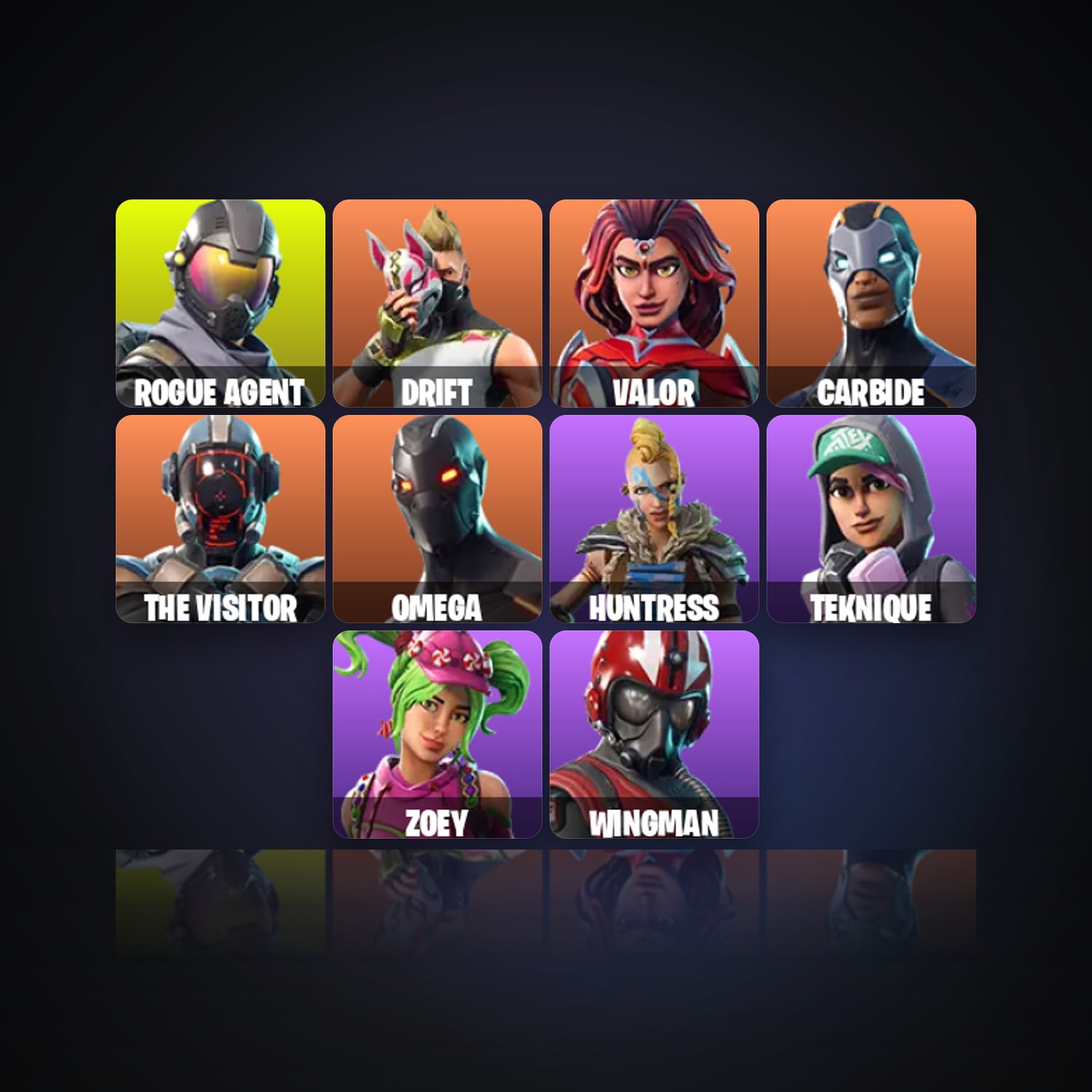 Fortnite | 12 Skins | 550 V-Bucks | Level 309 | 12 Wins — HabibiAccounts