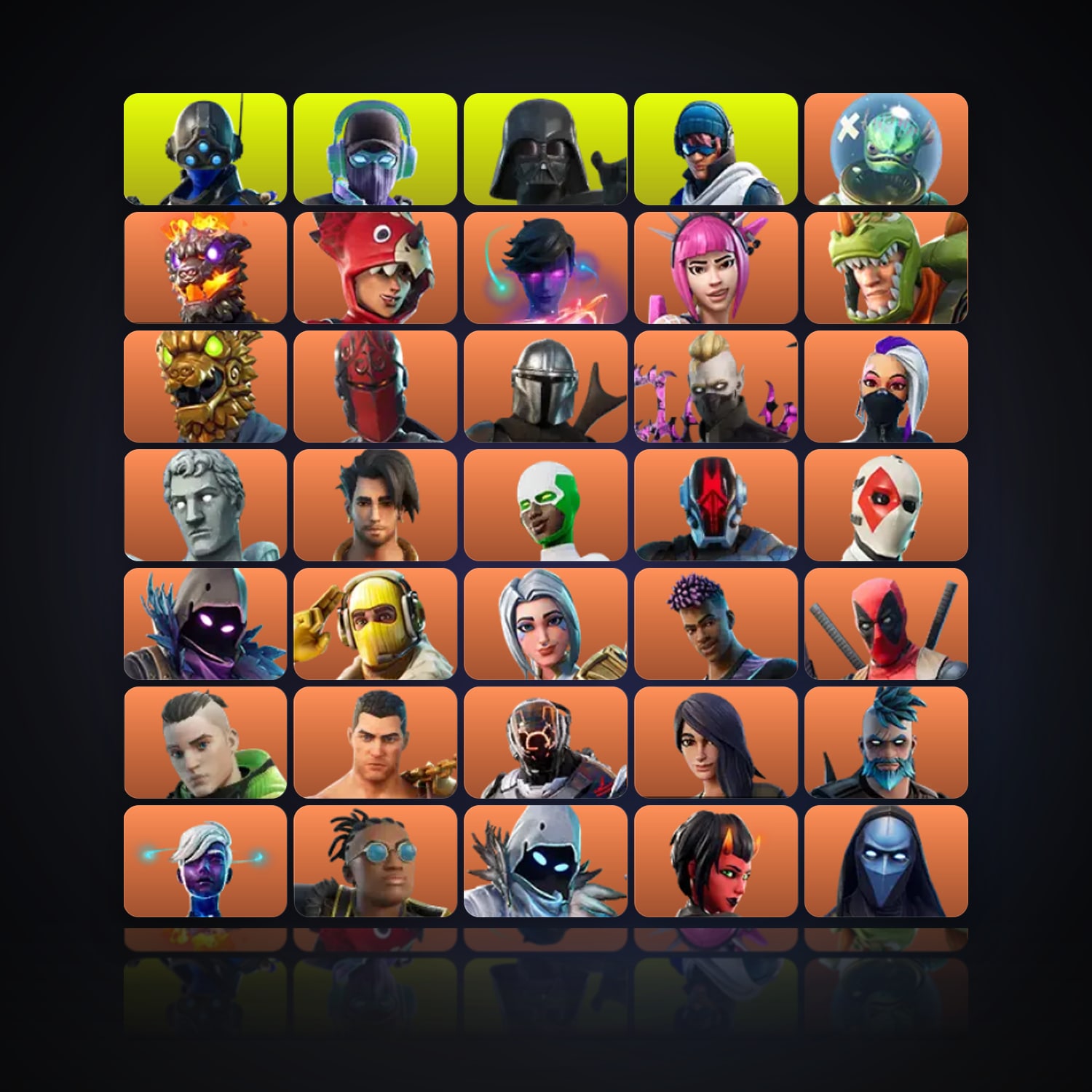 Fortnite | 364 Skins | 2.1K V-Bucks | Level 3383 | 224 Wins — HabibiAccounts