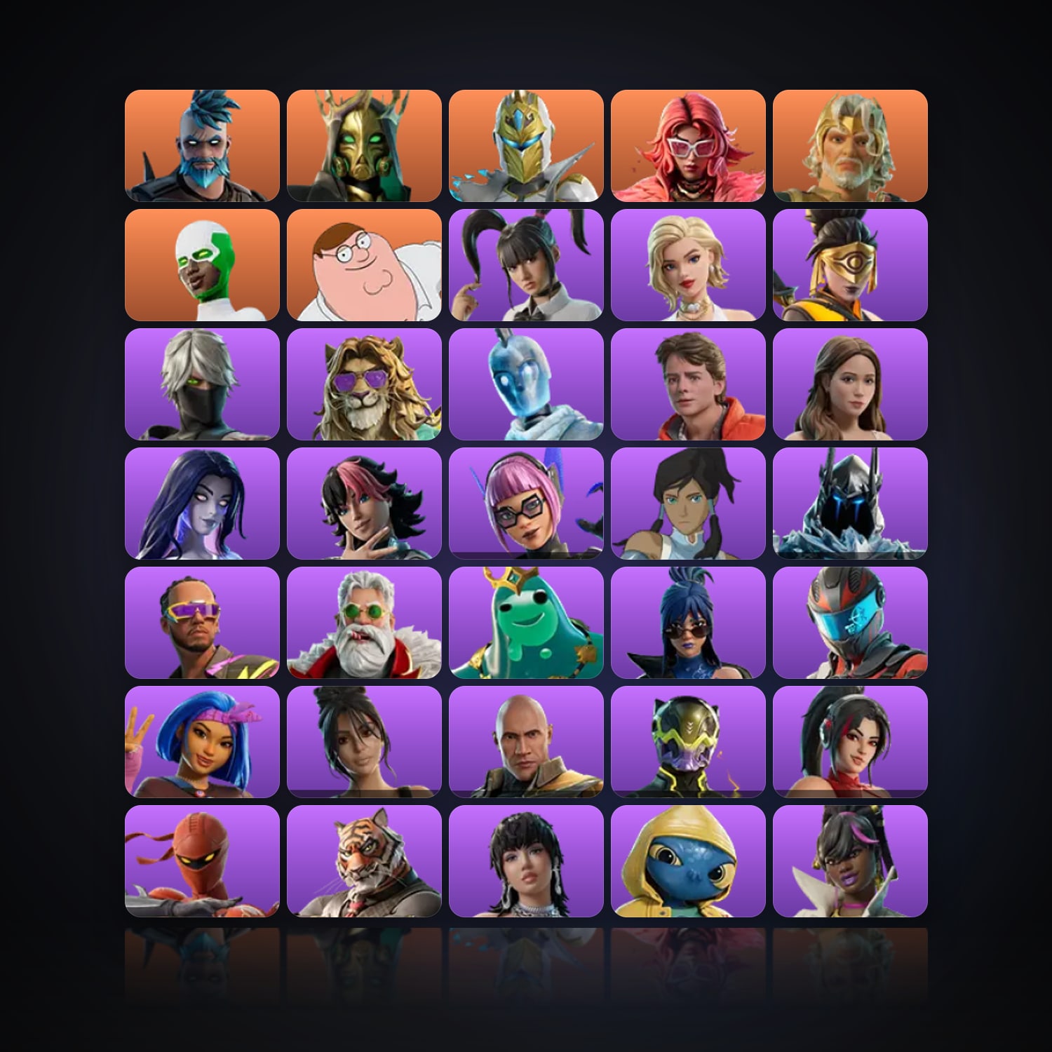 Fortnite | 79 Skins | 6.3K V-Bucks | Level 1017 | 72 Wins — HabibiAccounts