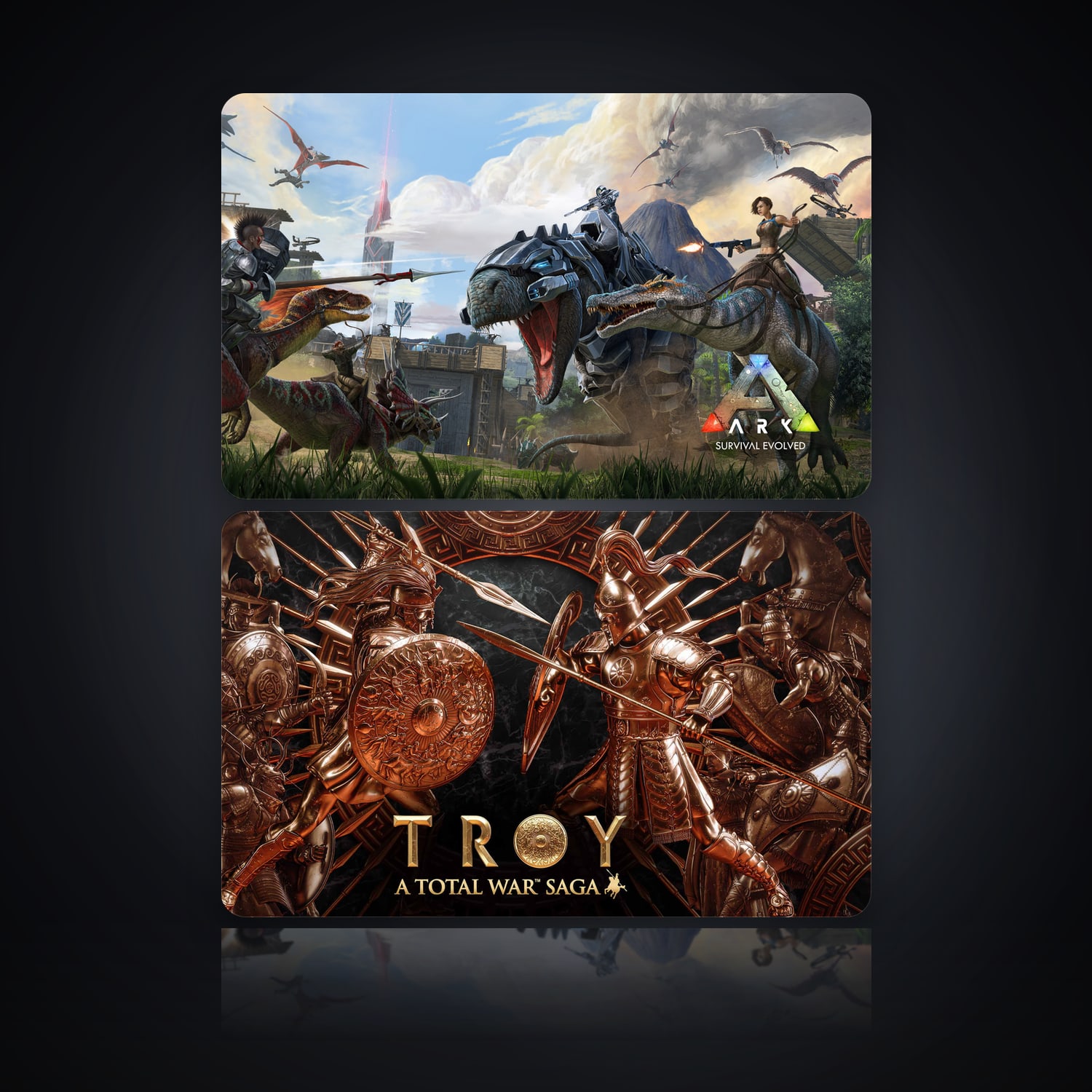 ARK: Survival Evolved & A Total War Saga: TROY | 2 Games — HabibiAccounts