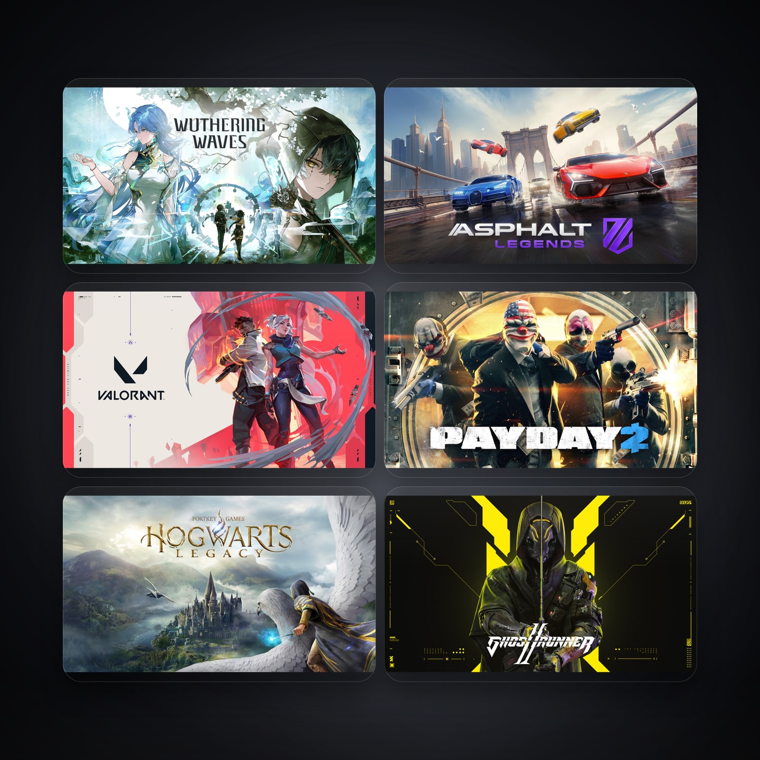 Wuthering Waves & Asphalt Legends Unite | 28 Games — HabibiAccounts