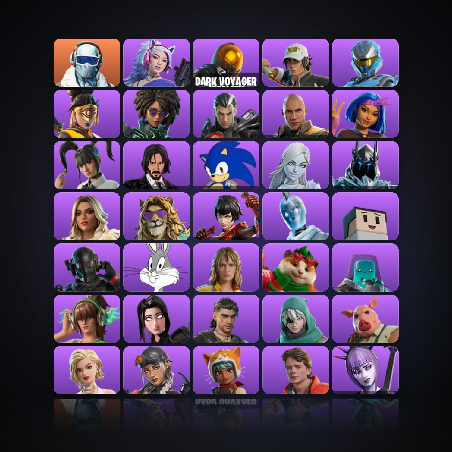 Fortnite | 42 Skins | 800 V-Bucks | Level 1308 | 65 Wins — HabibiAccounts