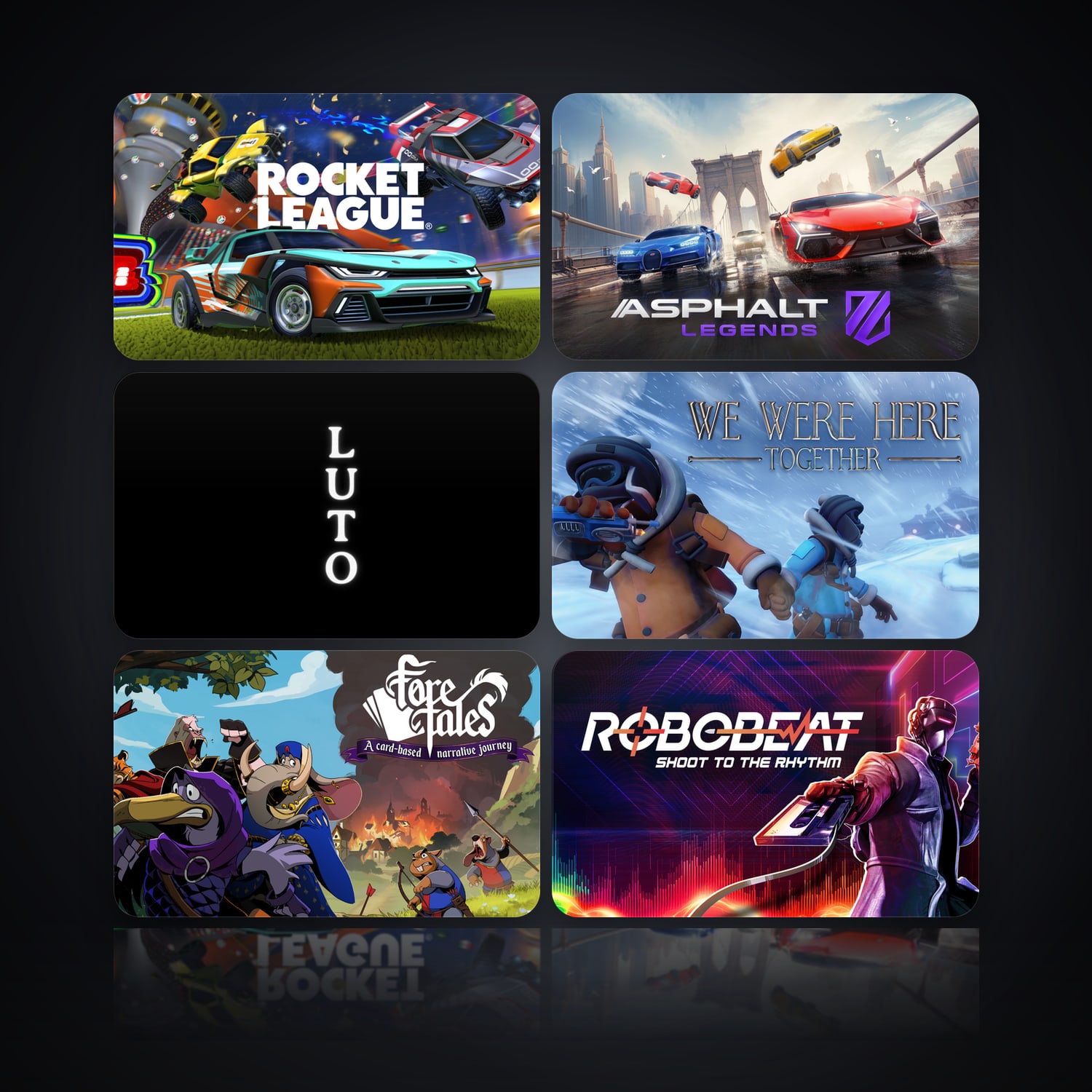 Rocket League & Asphalt Legends Unite | 8 Games — HabibiAccounts