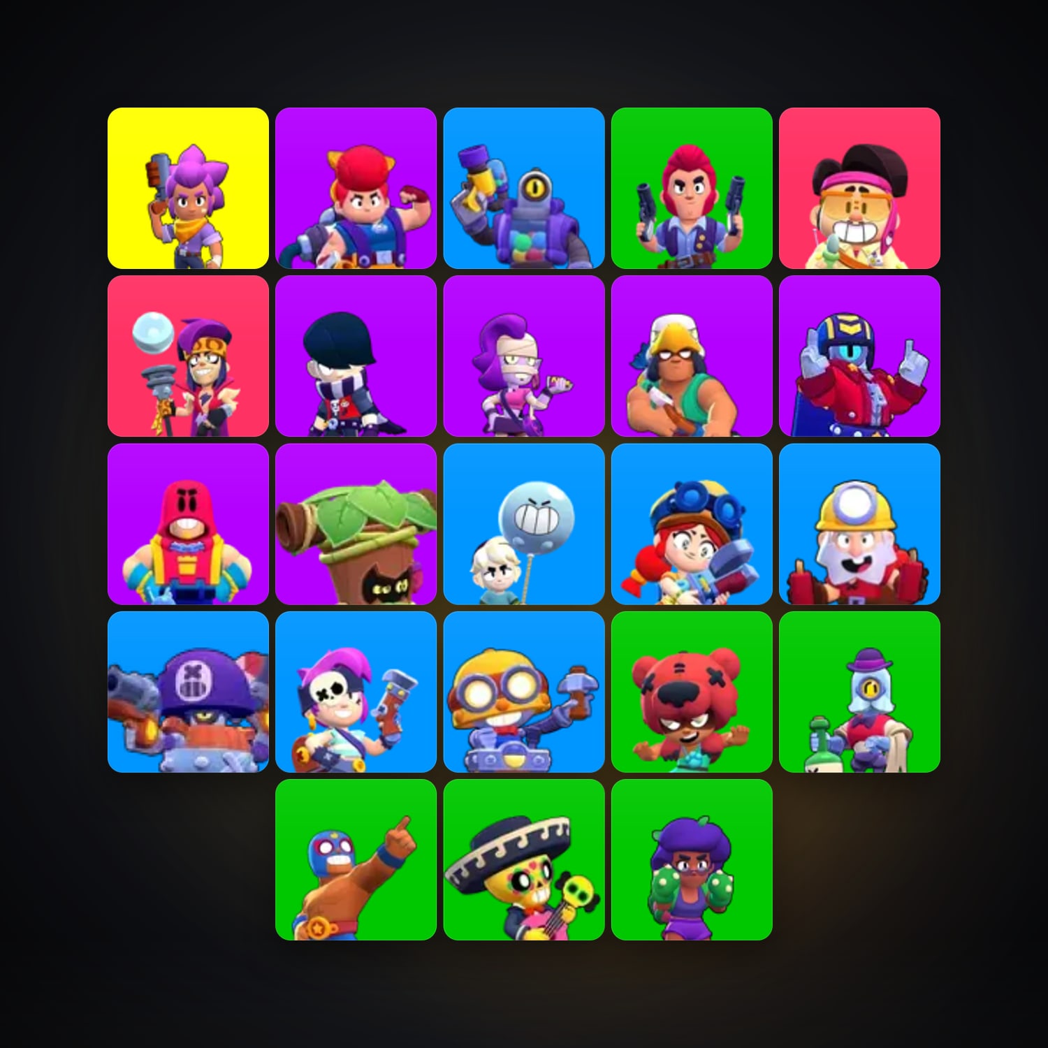 23 Brawlers | 1.6K Trophies — HabibiAccounts