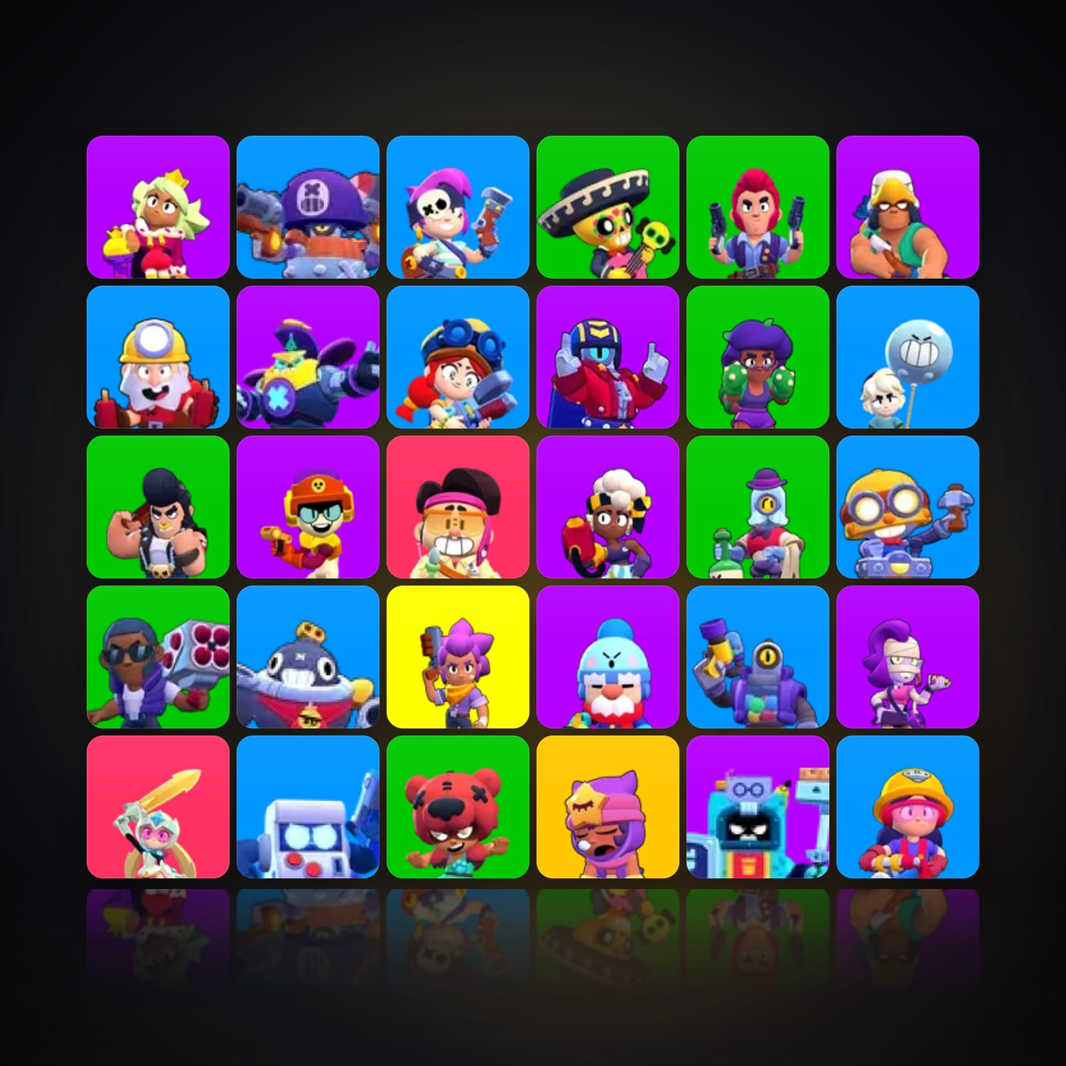 30 Brawlers | 30K Trophies — HabibiAccounts
