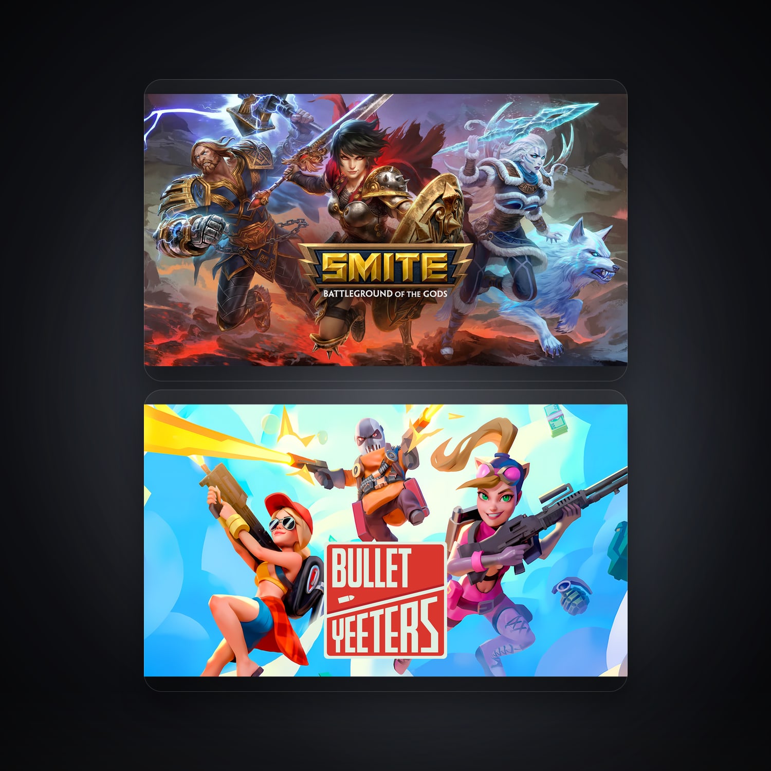 SMITE & BULLET YEETERS | 2 Games — HabibiAccounts