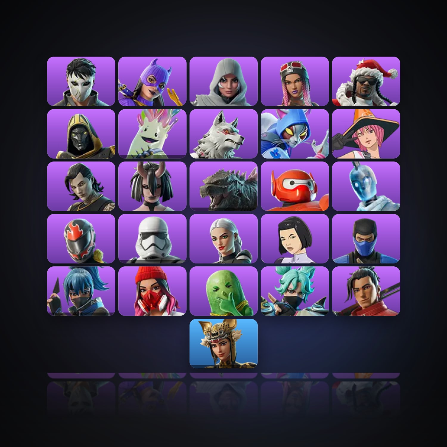 Fortnite | 26 Skins | 300 V-Bucks | Level 1425 | 73 Wins — HabibiAccounts