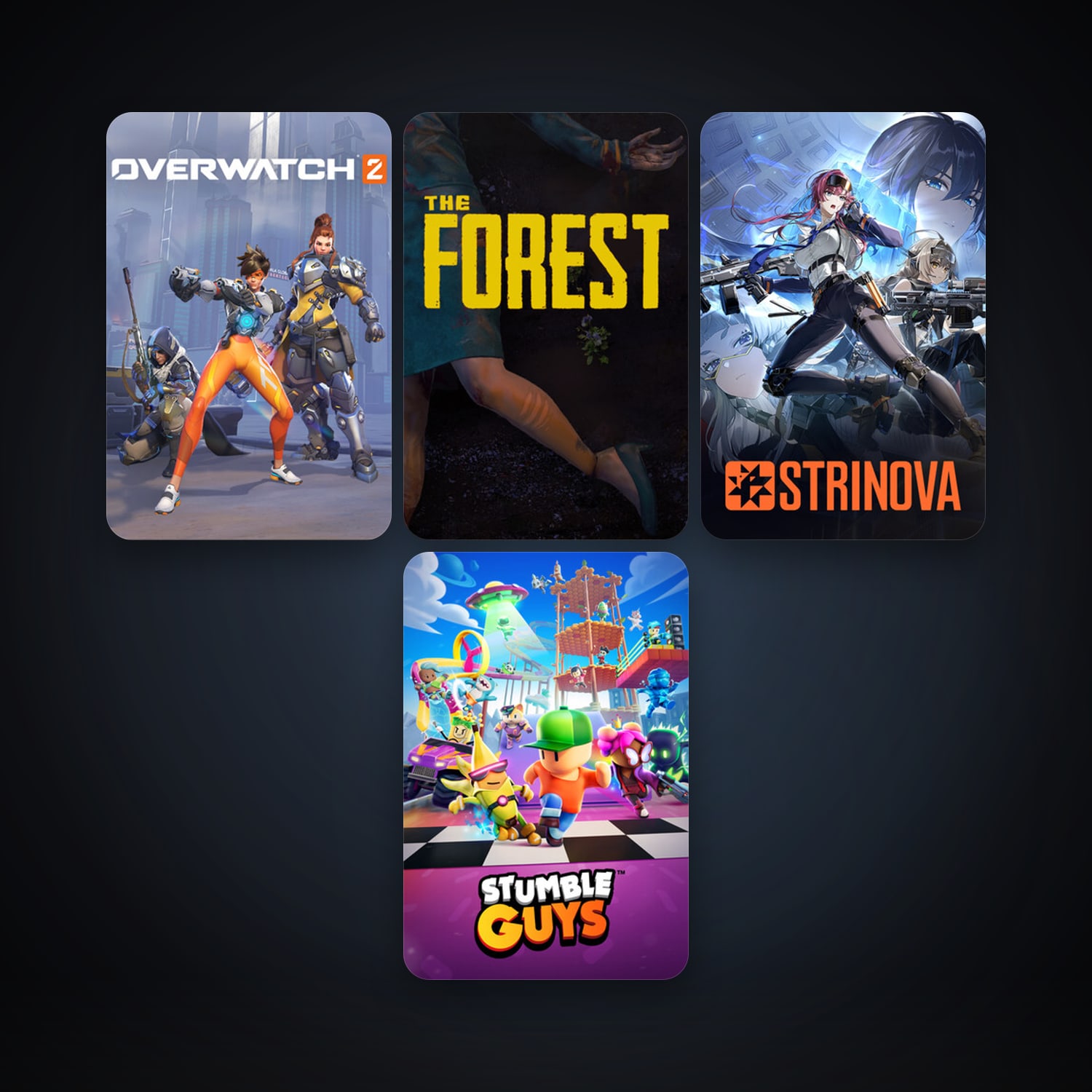 The Forest + Golf With Your Friends, 6 games, clean — HabibiAccounts