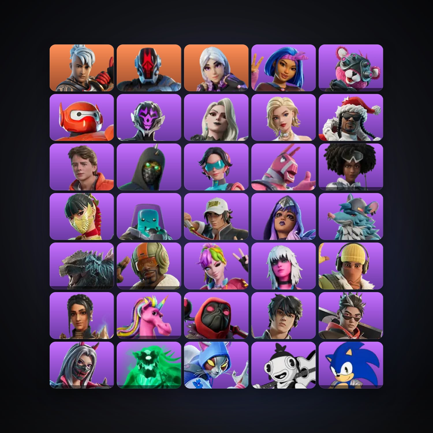 Fortnite | 98 Skins | 300 V-Bucks | Level 974 | 92 Wins — HabibiAccounts