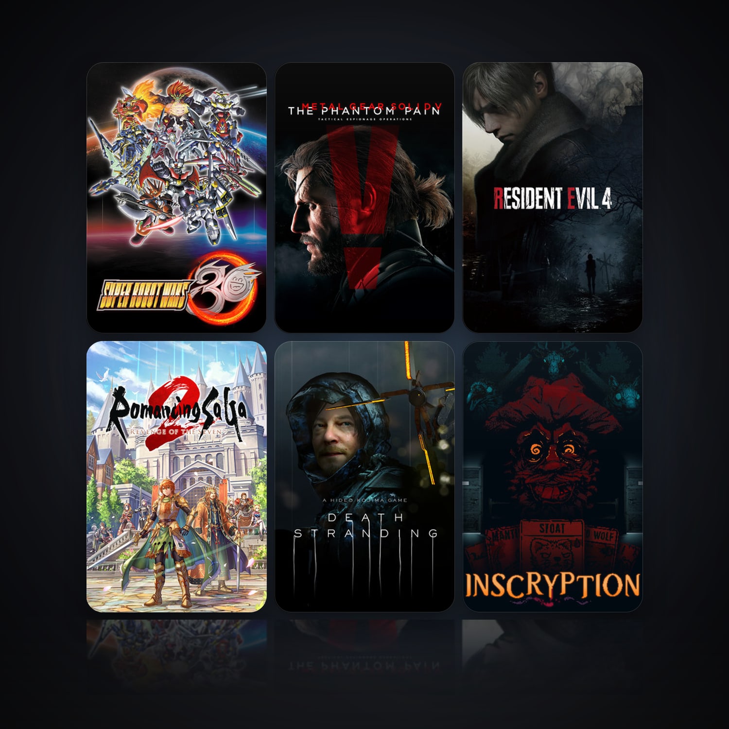 Super Robot Wars 30 & METAL GEAR SOLID V: THE PHANTOM PAIN | 72 Games | Clean — HabibiAccounts