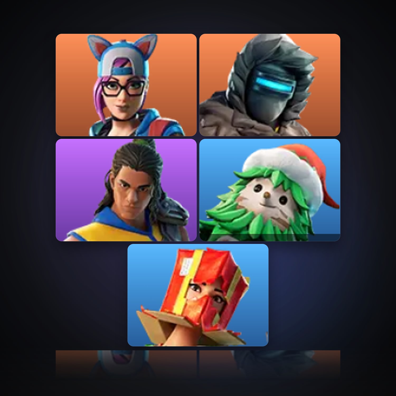 Fortnite | 5 Skins | 450 V-Bucks | Level 105 | 9 Wins — HabibiAccounts