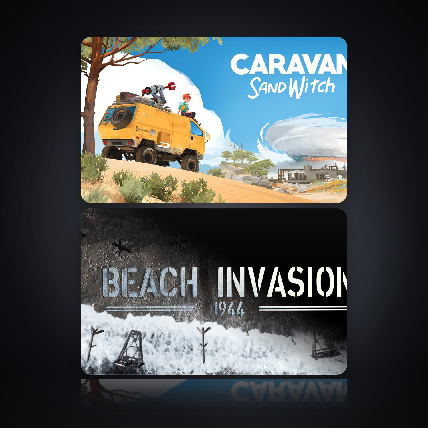Caravan SandWitch & Beach Invasion 1944 | 2 Games — HabibiAccounts