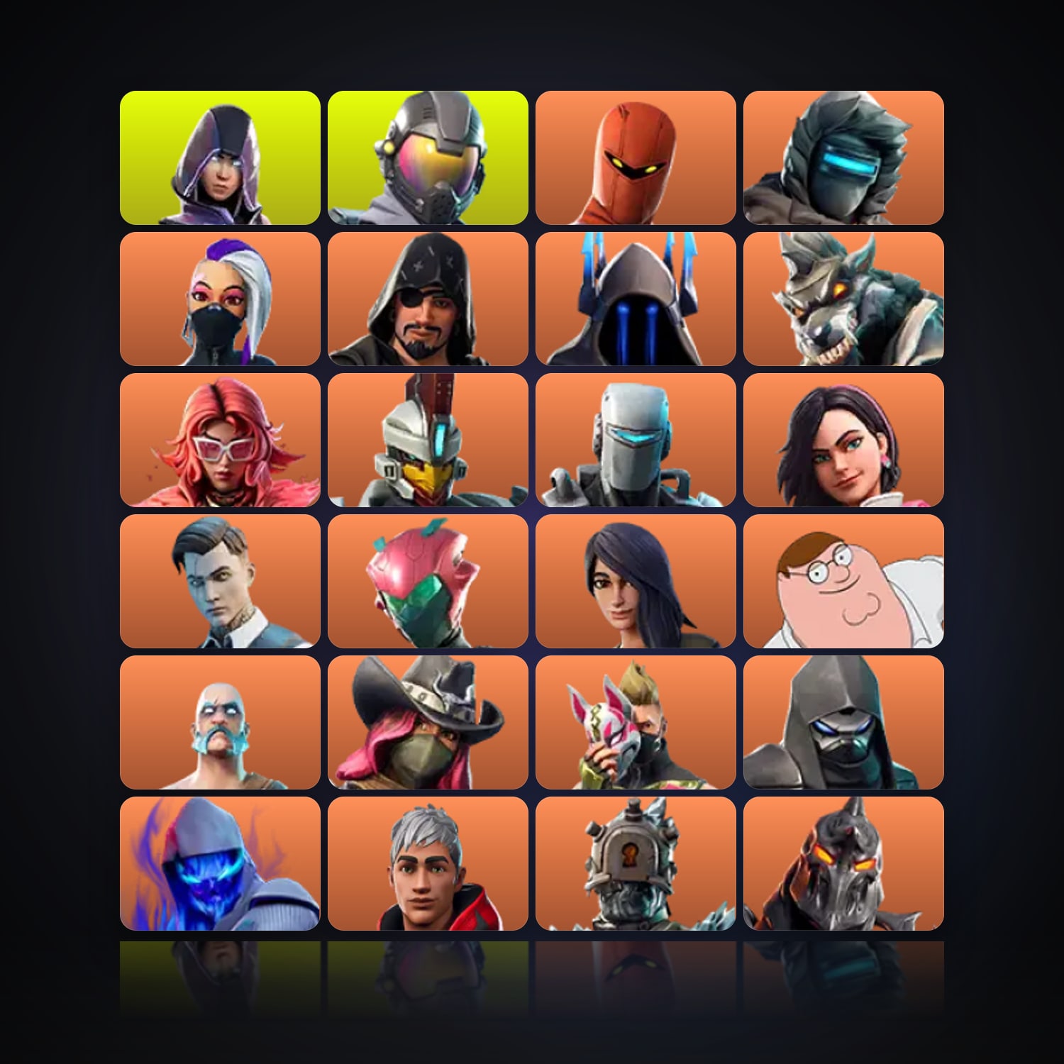 Fortnite | 121 Skins | Level 2255 | 639 Wins — HabibiAccounts