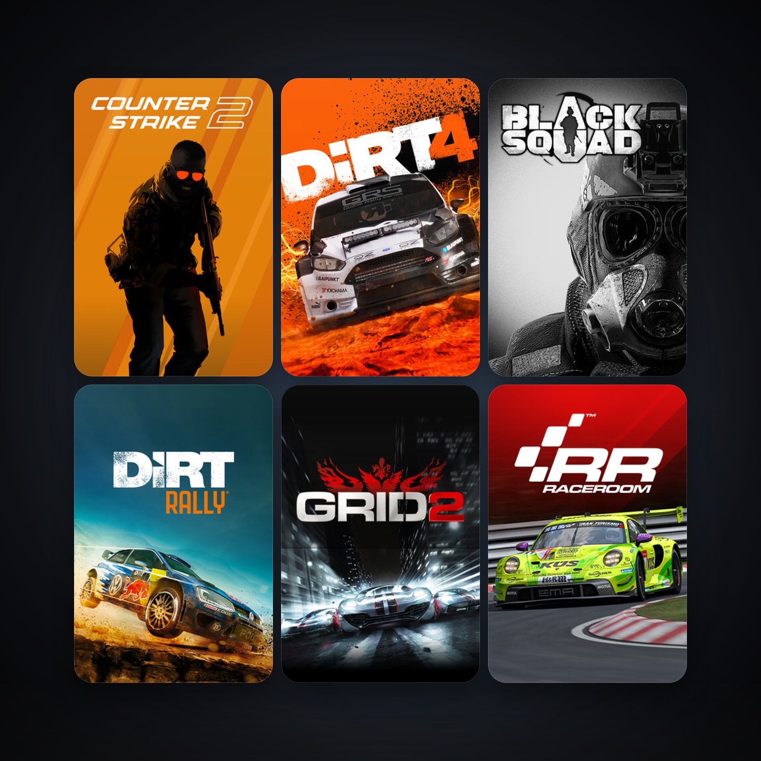 CS2 Prime & DiRT 4 | 16 Games | Clean — HabibiAccounts