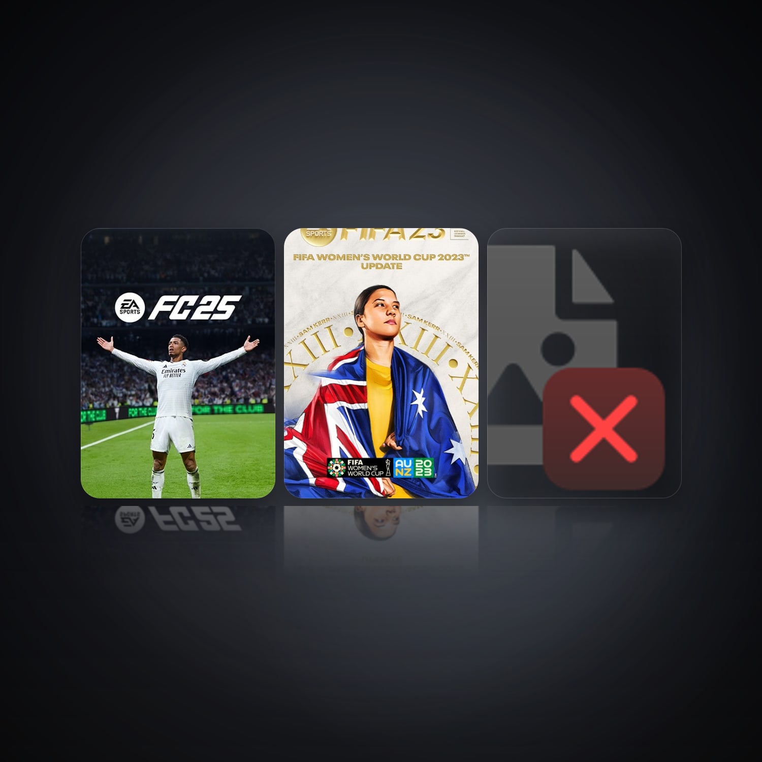 EA SPORTS FC 25 & EA SPORTS FIFA 23 | 3 Games — HabibiAccounts