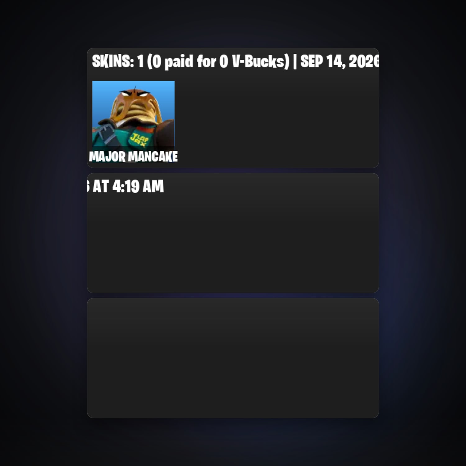 Fortnite | 1 Skins | 100 V-Bucks | Level 46 | 2 Wins — HabibiAccounts