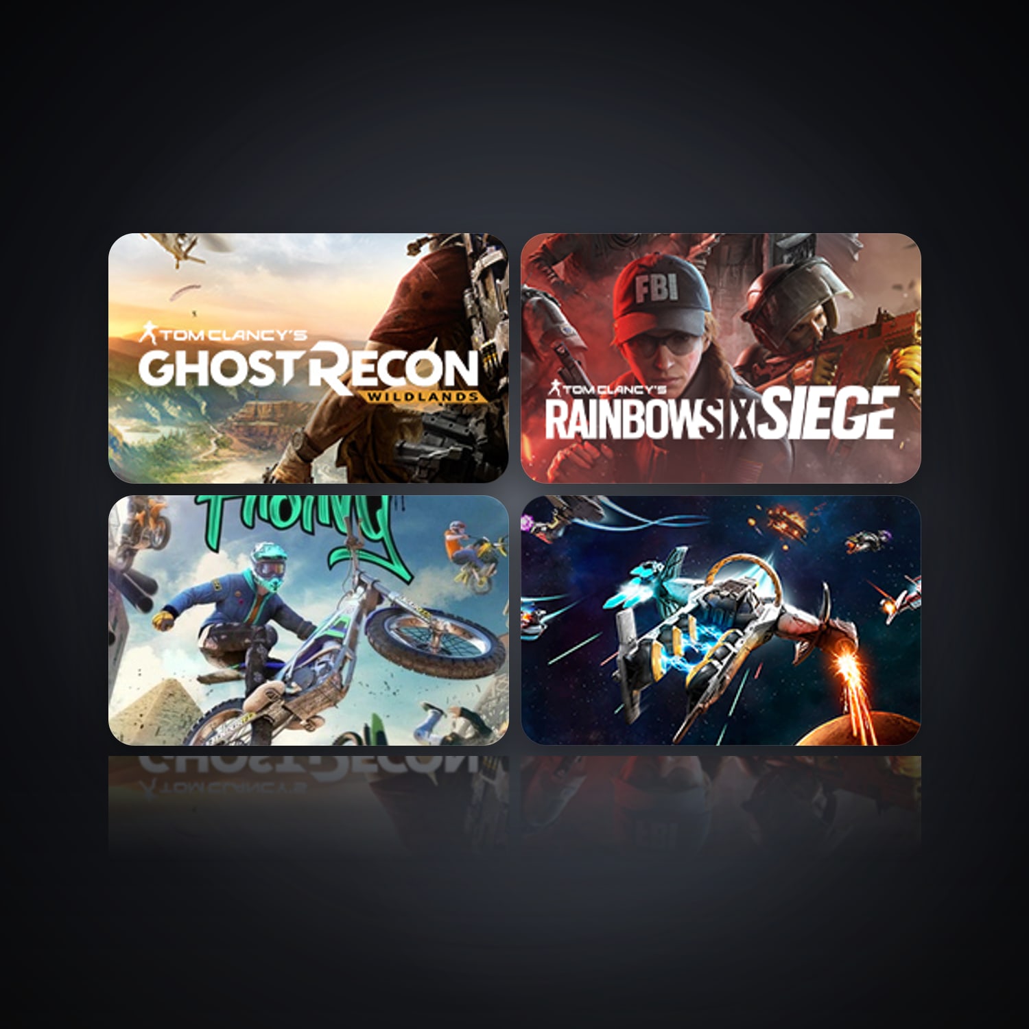 Tom Clancy's Ghost Recon Wildlands & Tom Clancy's Rainbow Six Siege (Steam) | 5 لعبة — HabibiAccounts