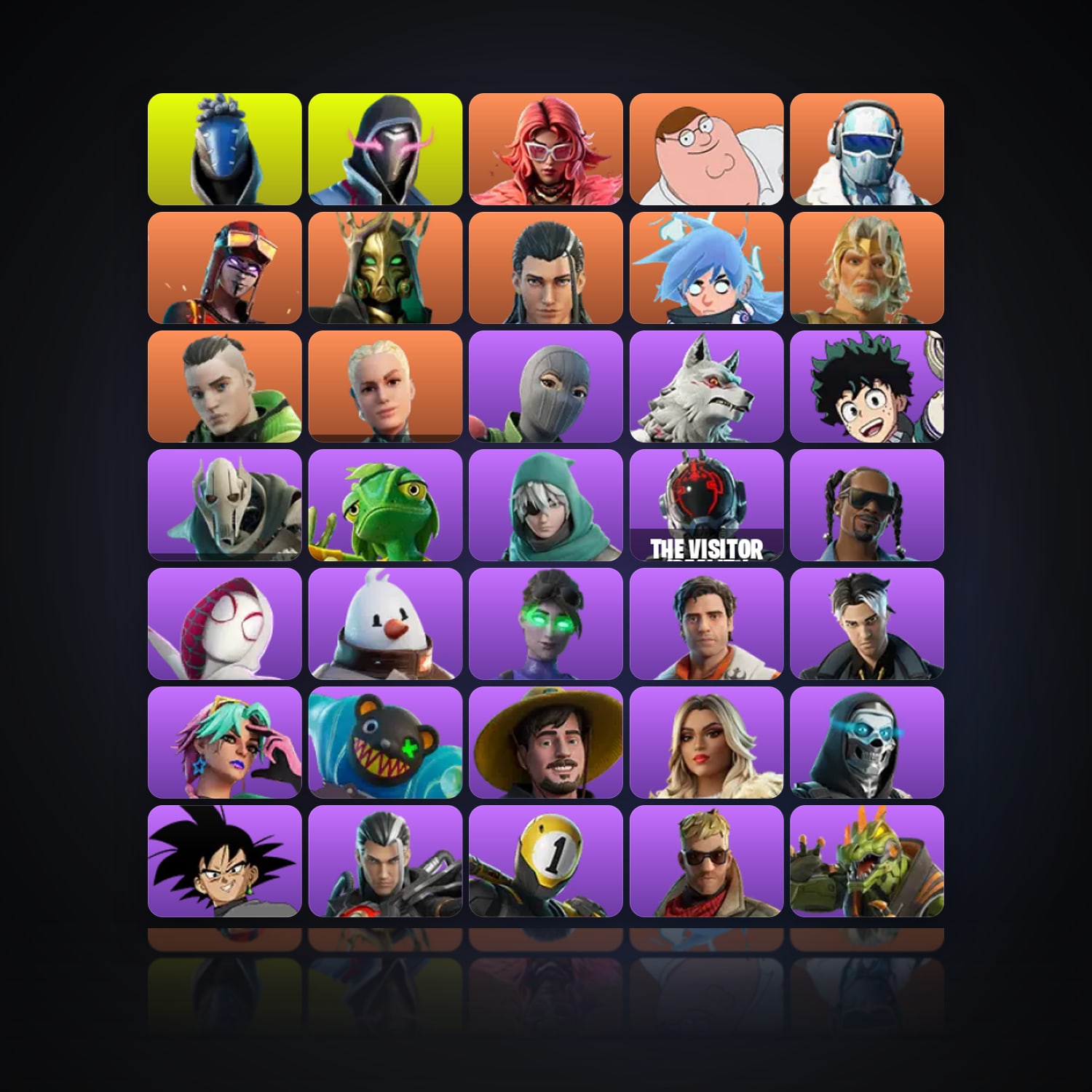 Fortnite | 189 Skins | 450 V-Bucks | Level 5090 | 483 Wins — HabibiAccounts