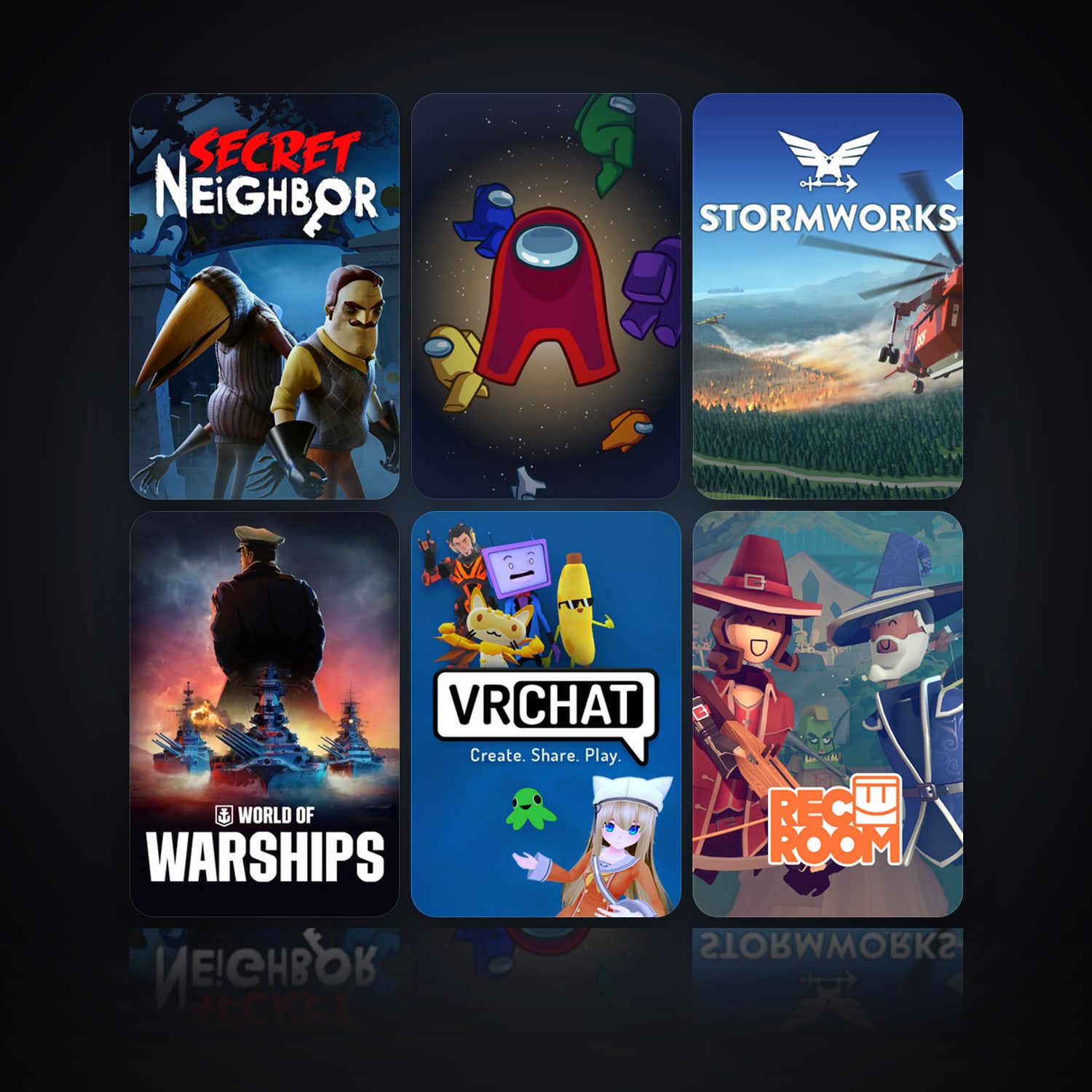 Secret Neighbor & Among Us | 27 Games | Clean — HabibiAccounts