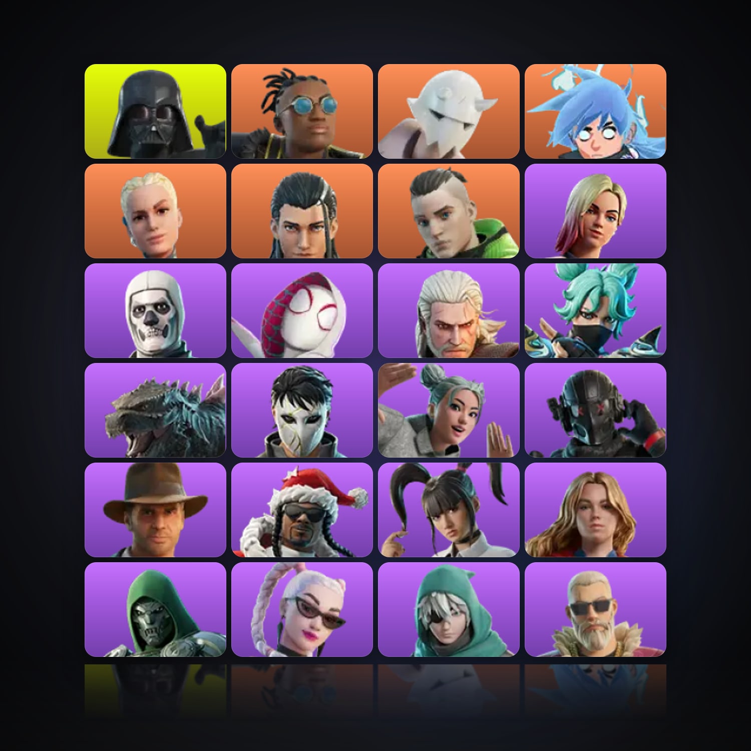 Fortnite | 91 Skins | 100 V-Bucks | Level 3630 | 163 Wins — HabibiAccounts