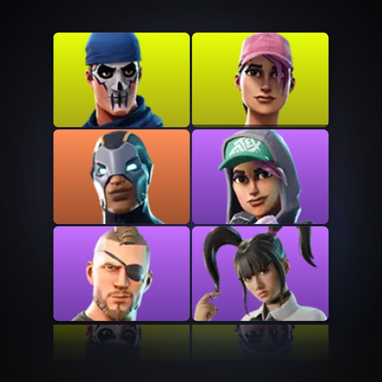 Fortnite | 6 Skins | 300 V-Bucks | Level 138 | 2 Wins — HabibiAccounts