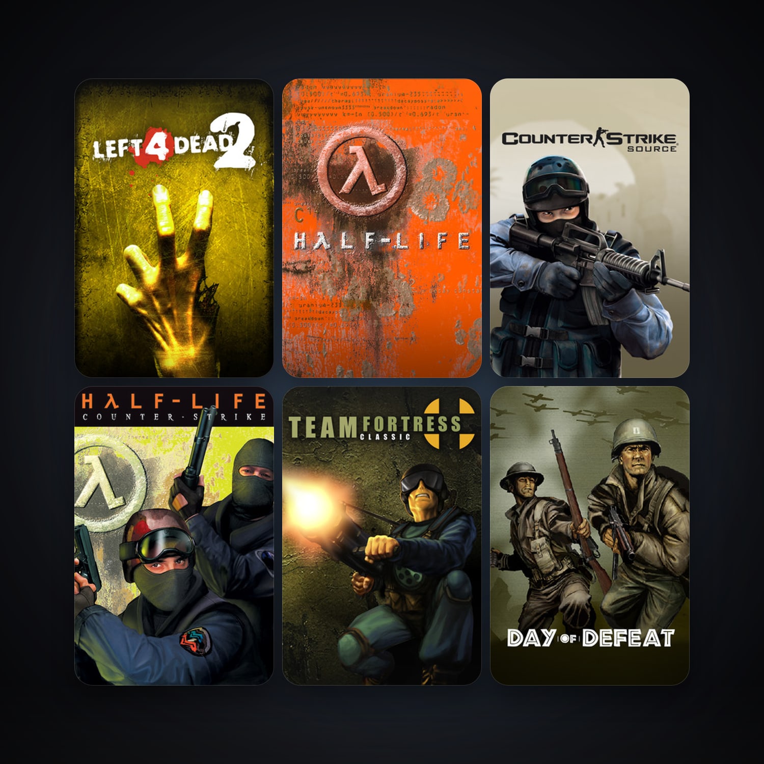 Counter-Strike + Team Fortress Classic, 24 games, clean — HabibiAccounts