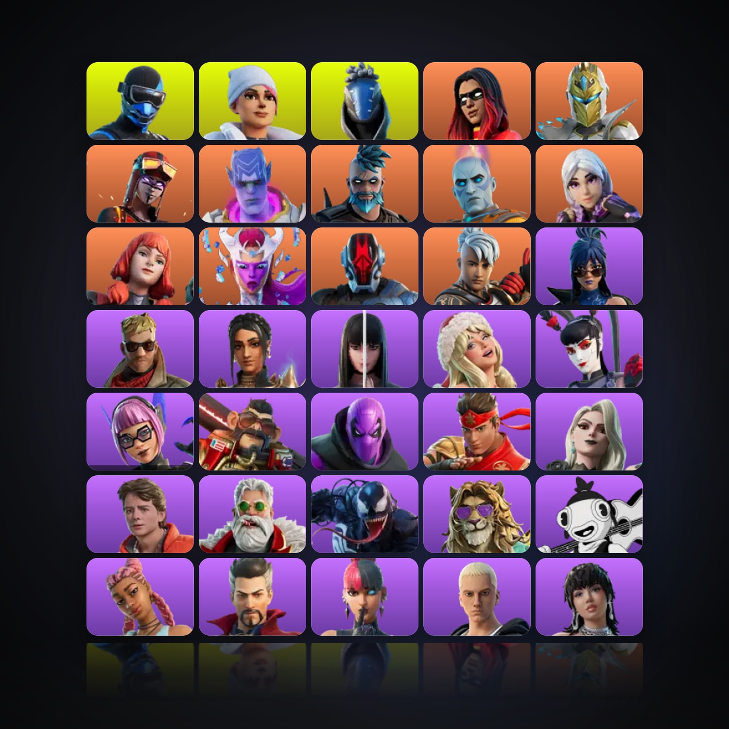 Fortnite | 88 Skins | 300 V-Bucks | Level 1287 | 146 Wins — HabibiAccounts