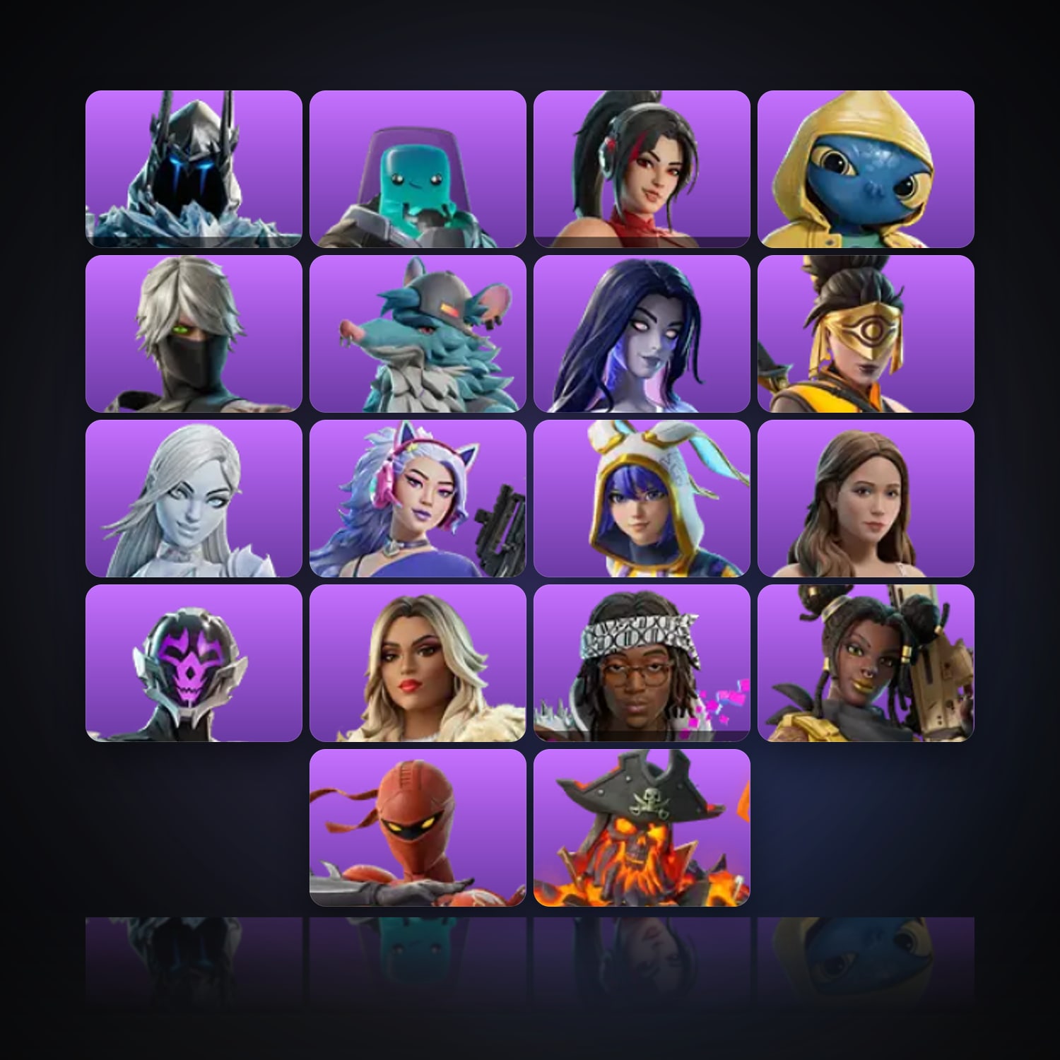 Fortnite | 18 Skins | 550 V-Bucks | Level 58 | 3 Wins — HabibiAccounts