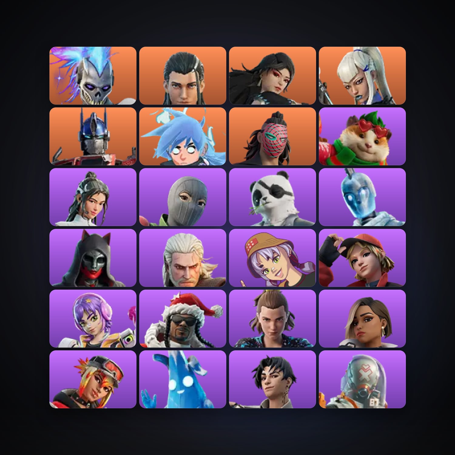 Fortnite | 80 Skins | 250 V-Bucks | Level 2017 | 94 Wins — HabibiAccounts