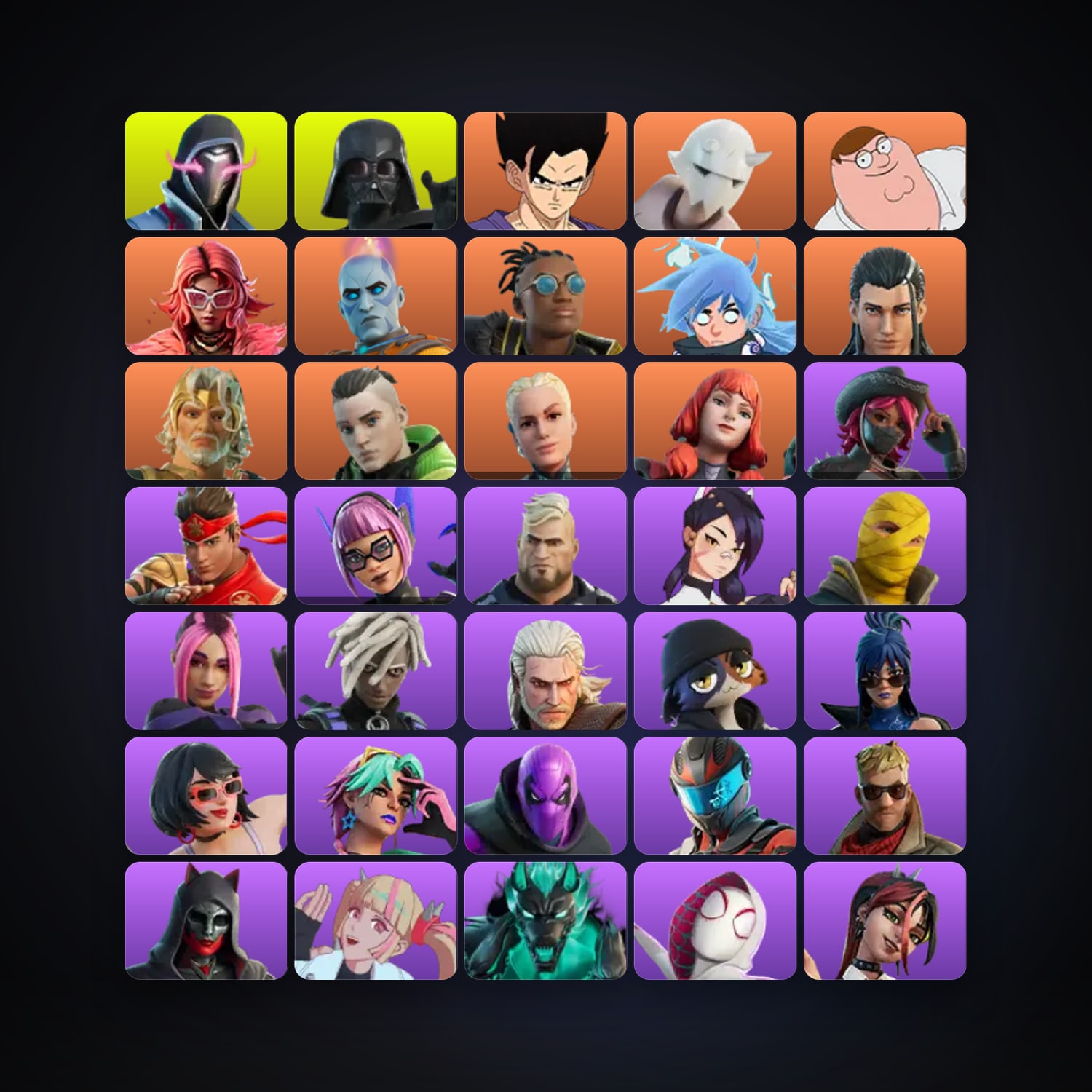 Fortnite | 82 Skins | 200 V-Bucks | Level 1502 | 102 Wins — HabibiAccounts