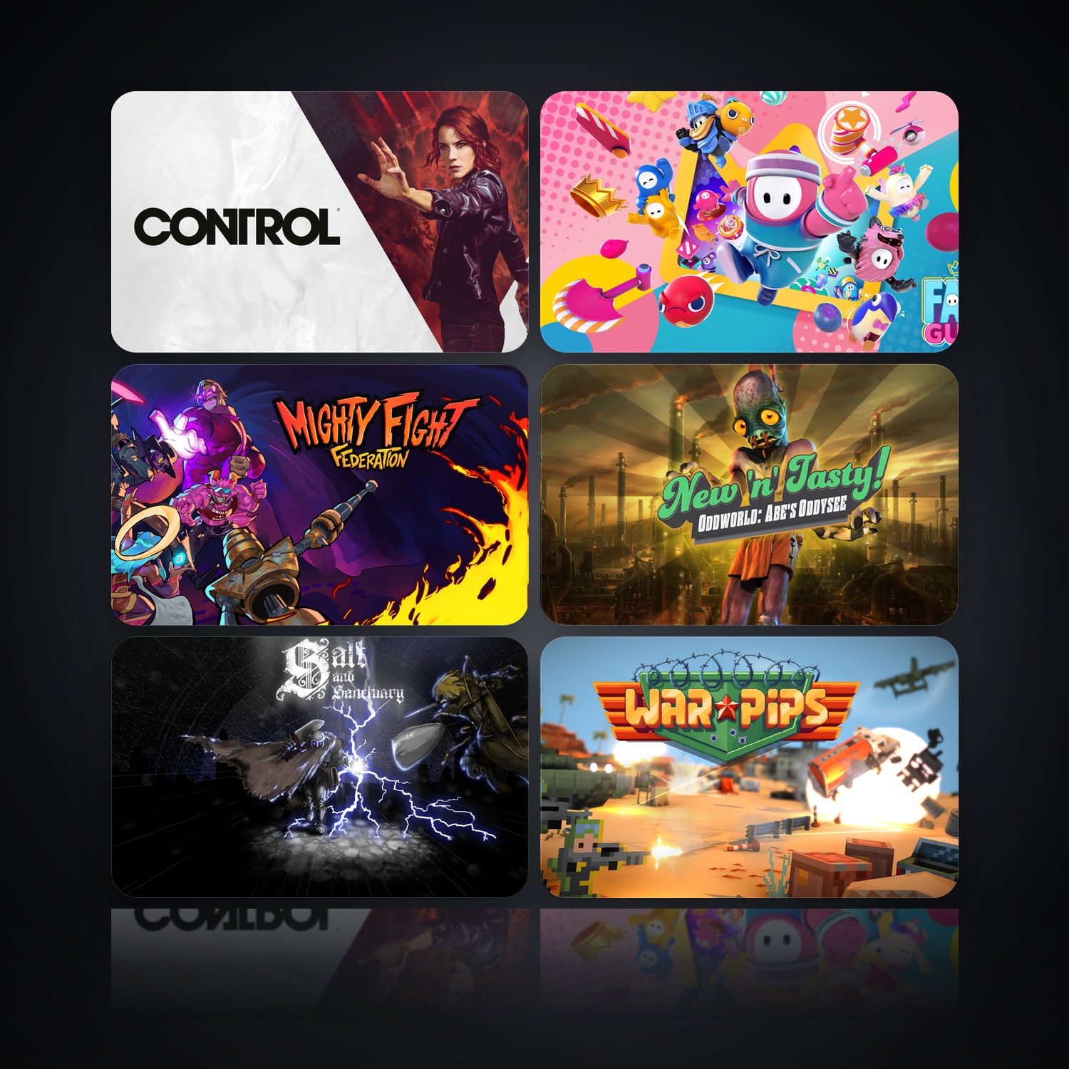 Control & Fall Guys | 278 Games — HabibiAccounts