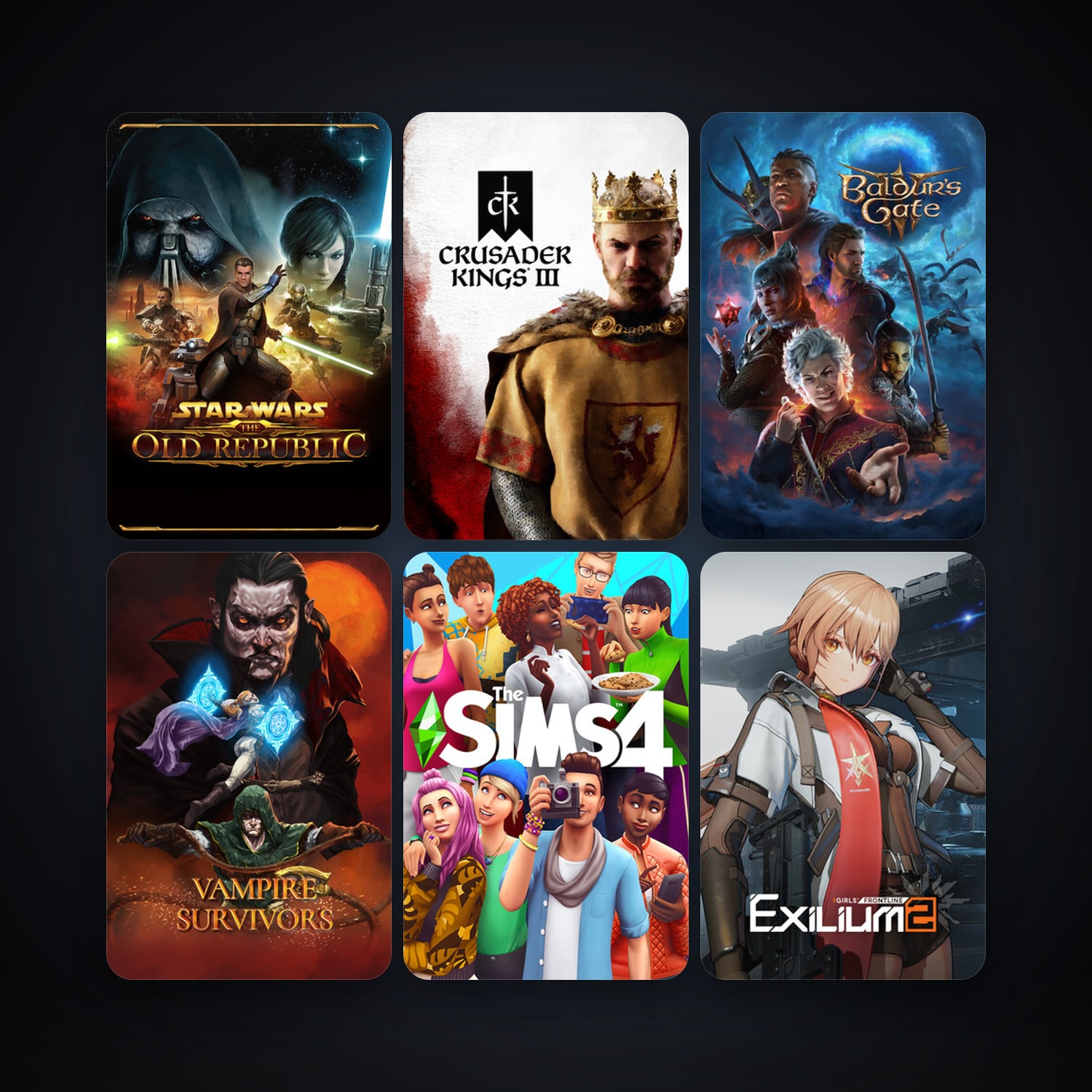 STAR WARS: The Old Republic & Crusader Kings III | 15 Games | Clean — HabibiAccounts