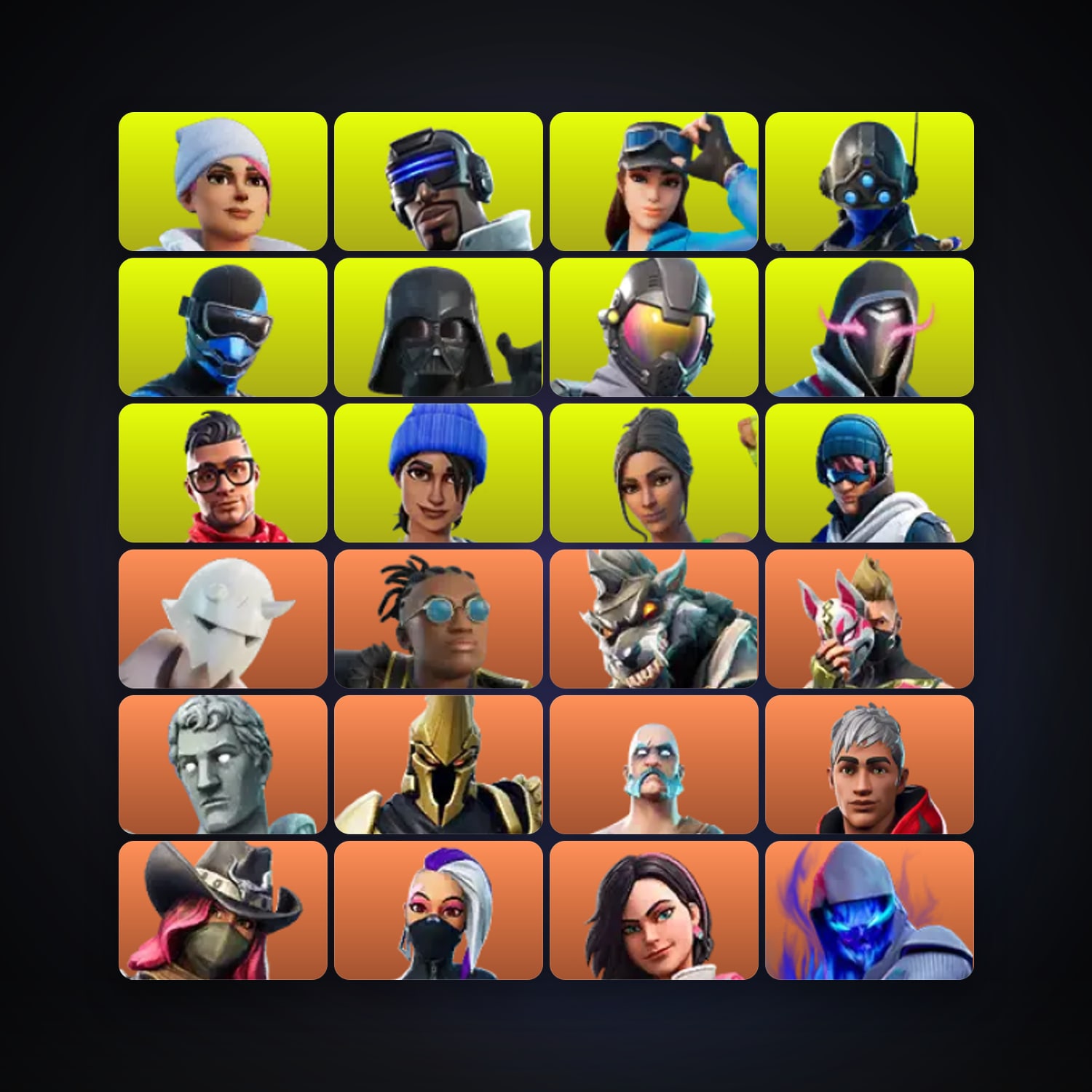 Fortnite | 192 Skins | 550 V-Bucks | Level 4837 | 474 Wins — HabibiAccounts